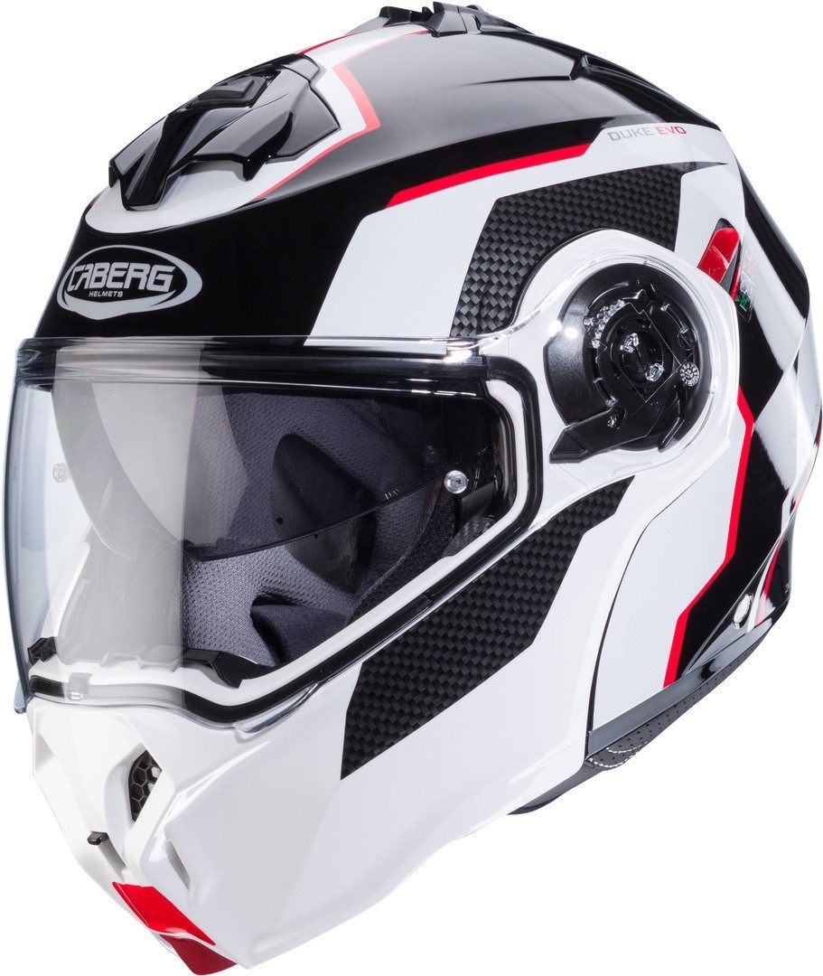 Caberg Motorradhelm Duke Evo Move Klapphelm, vorbereitet für Kommunikationssystem,integriertes Sonnenvisier