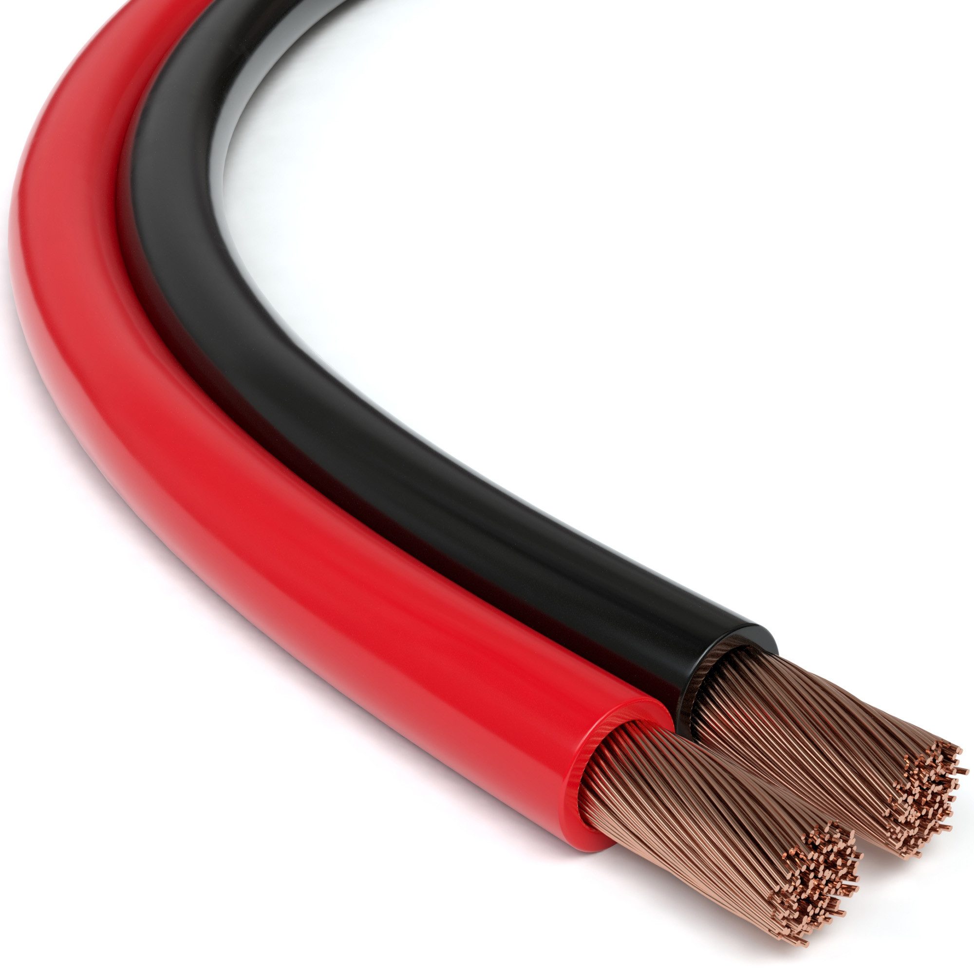 JAMEGA Lautsprecherkabel Boxenkabel Boxen Lautsprecher Hifi Audio Kabel Auto Audio-Kabel, (1000 cm) – Bild 4 von 5
