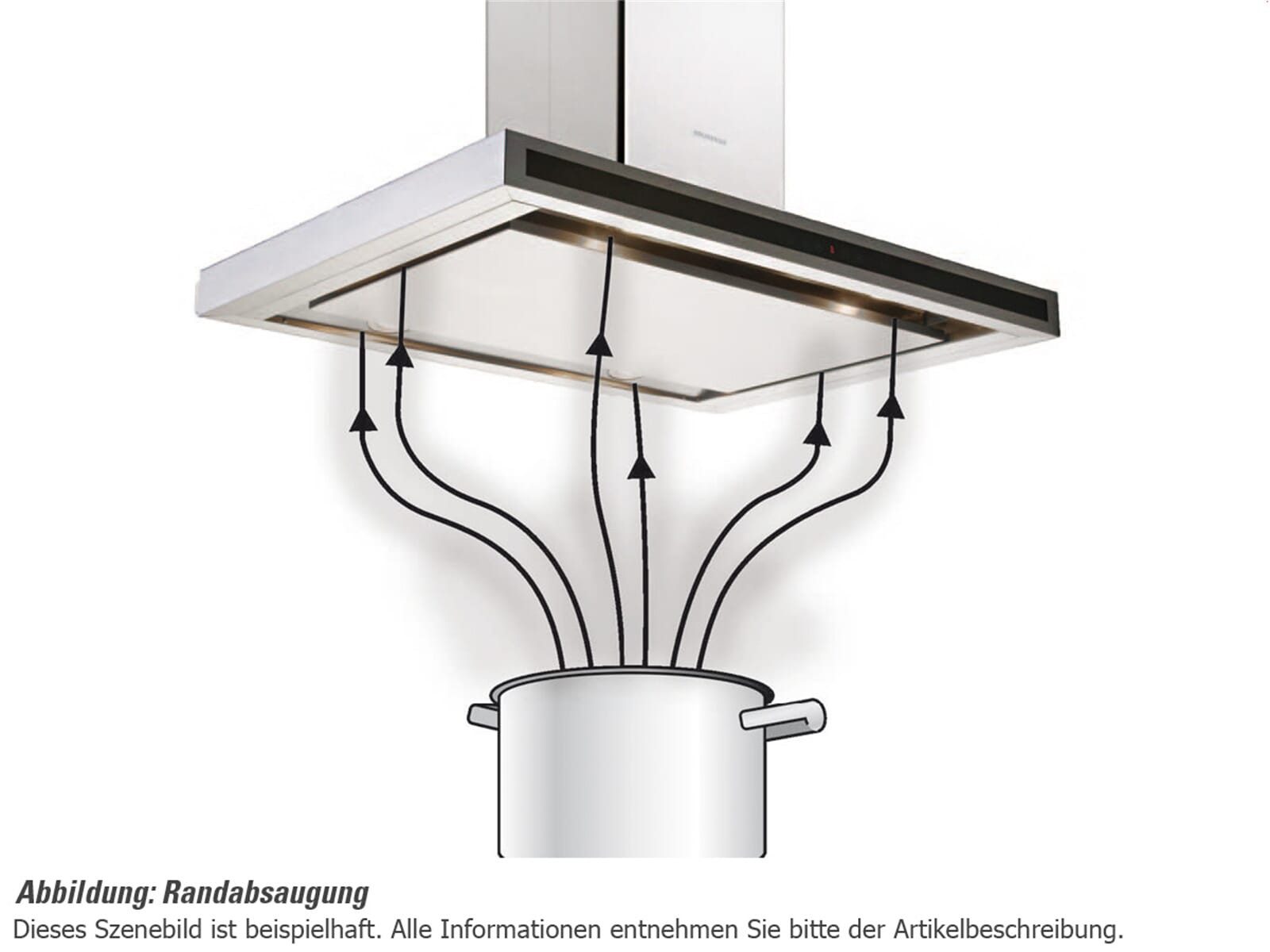 Silverline Deckenhaube, 100 cm