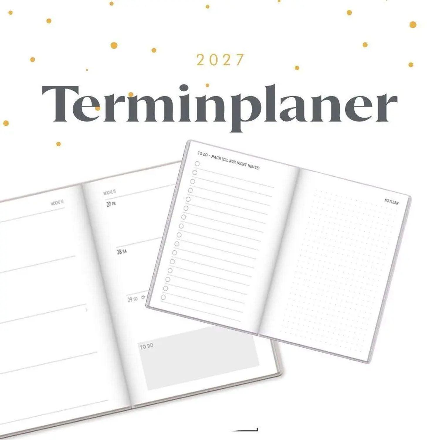 Grafik Werkstatt Taschenkalender Terminplaner 2027 Der beste Tag