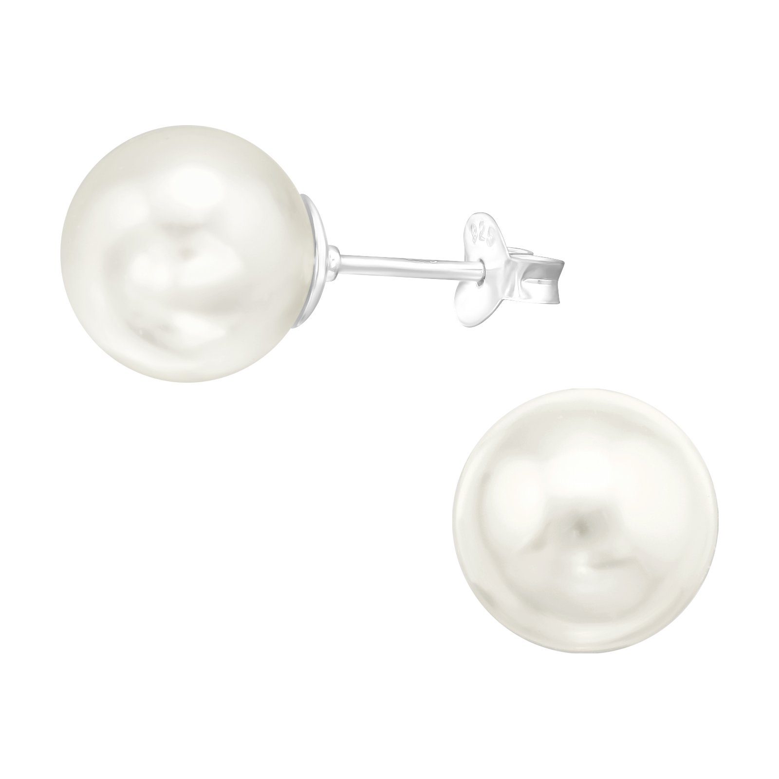 ALEXANDER YORK Paar Ohrstecker PERLE classic 10 mm I cream, 2-tlg., 925 Ste günstig online kaufen