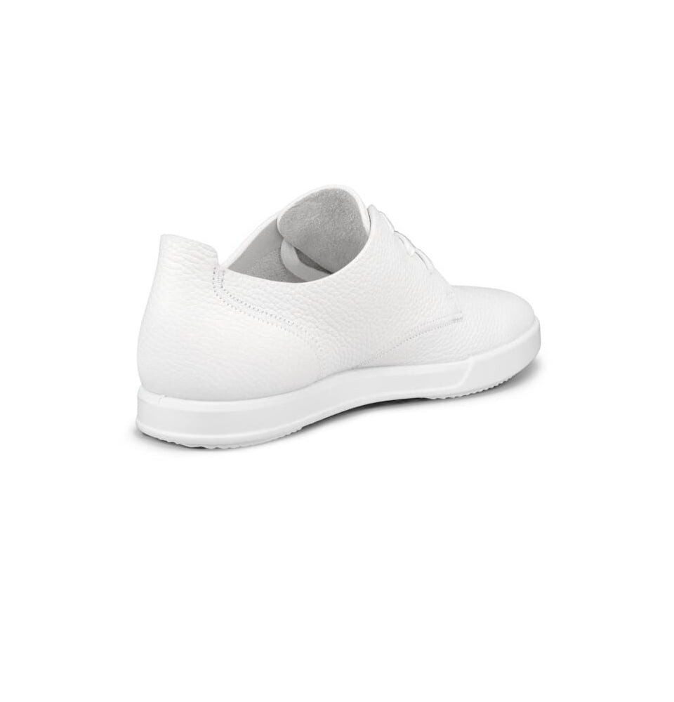 Ecco Leisure Derby (ECCO-Leder) weiss Herren Sneaker günstig online kaufen