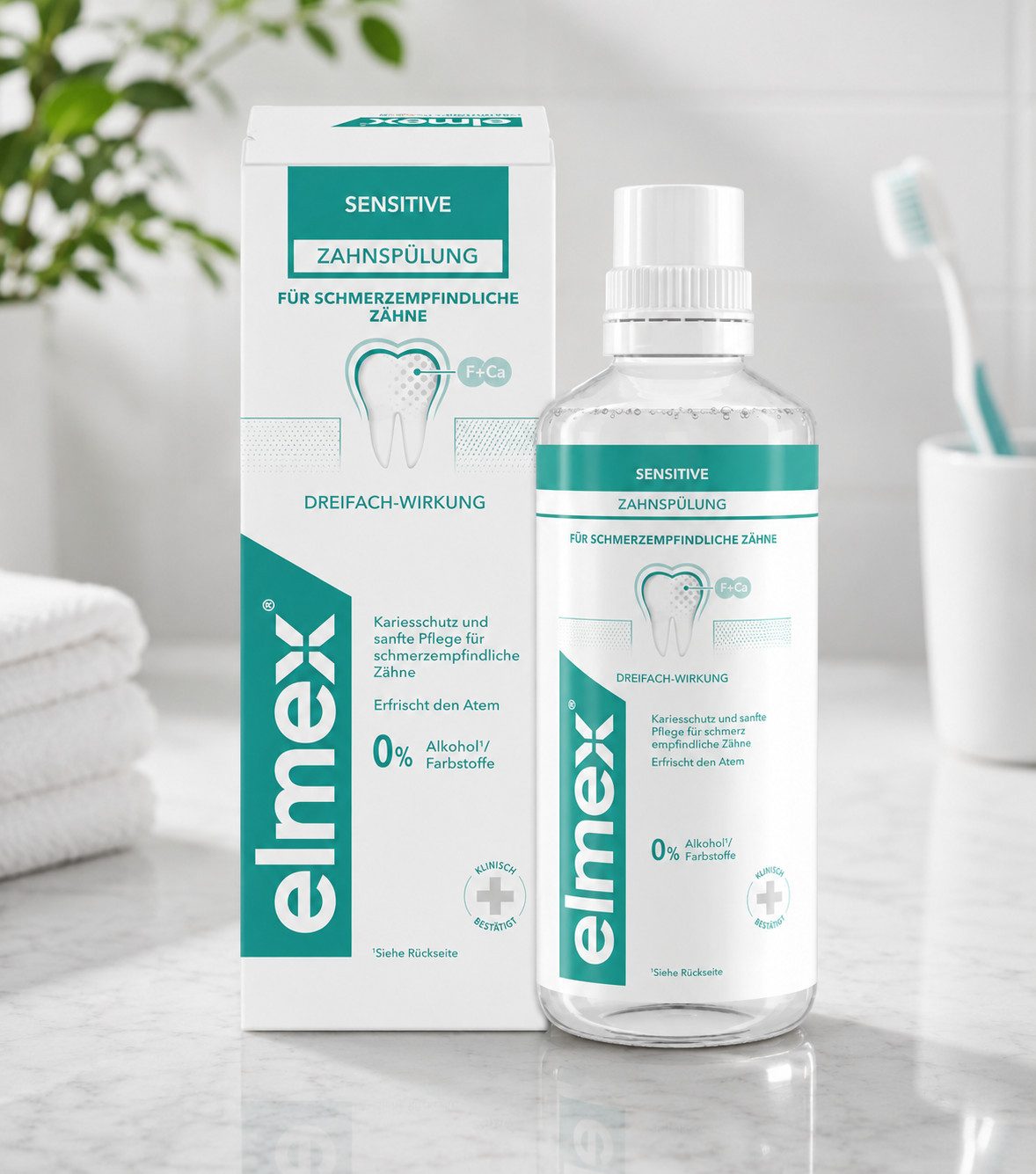 elmex Mundspülung elmex Mundspülung Sensitive, 400 ml