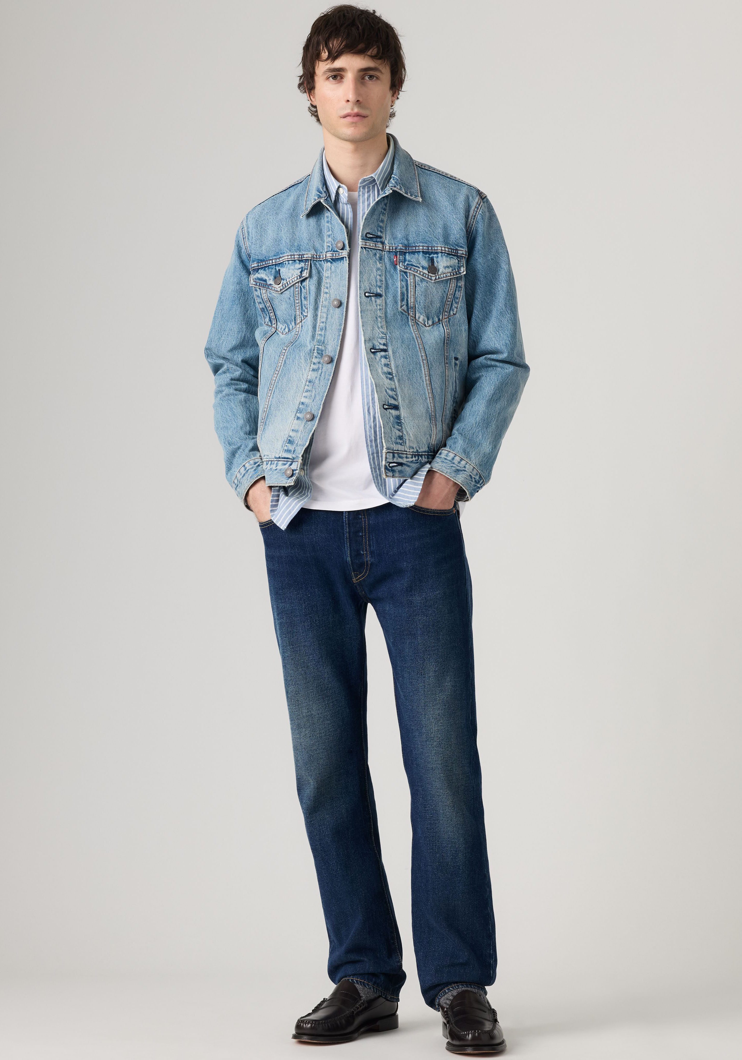 Levi's® Straight-Jeans 501 LEVI'S ORIGINAL mit Markenlabel – Bild 5 von 5
