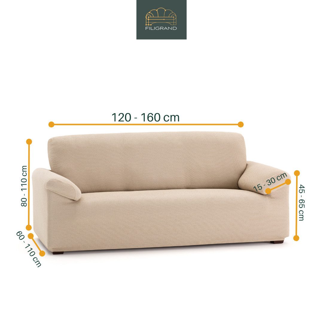 Belmarti Sofahusse luxuriöser und edler Sofabezug, Chenille Oberfläche, hochwertiges und langlebiges Material, made in Spain