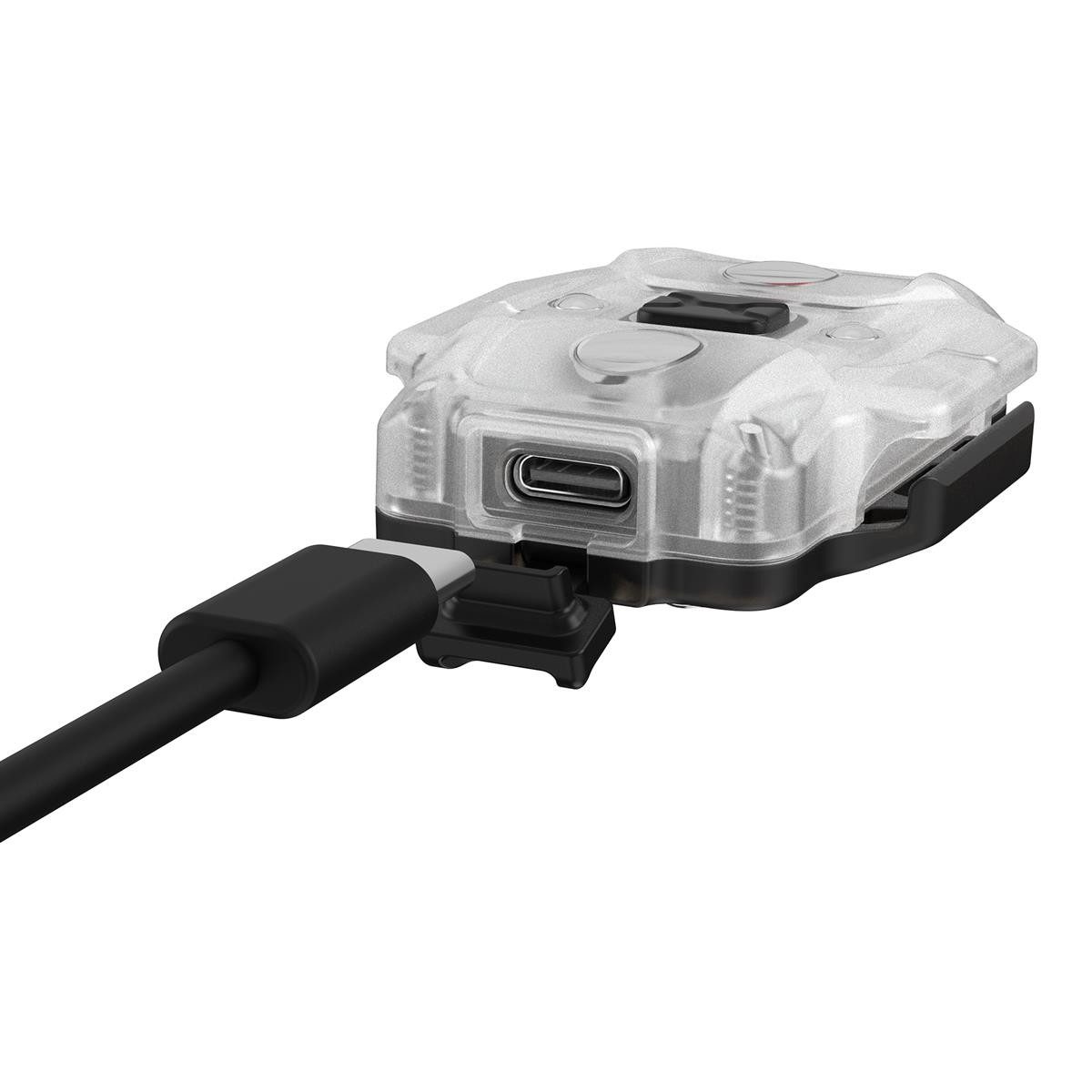 Armytek LED Taschenlampe Armytek Crystal Grey Taschenlampe / Stirnlampe, Licht WRGB