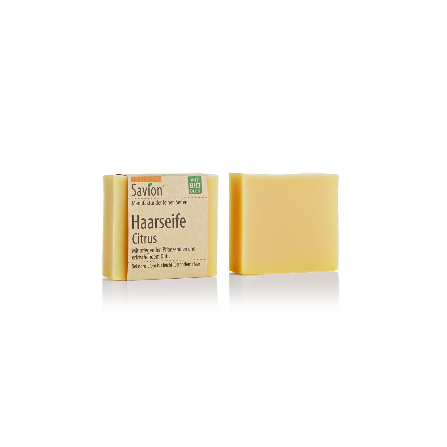 Savion Haarseife Citrus, 1-tlg., Palmölfrei Bio Öle alle Haartypen 85 g