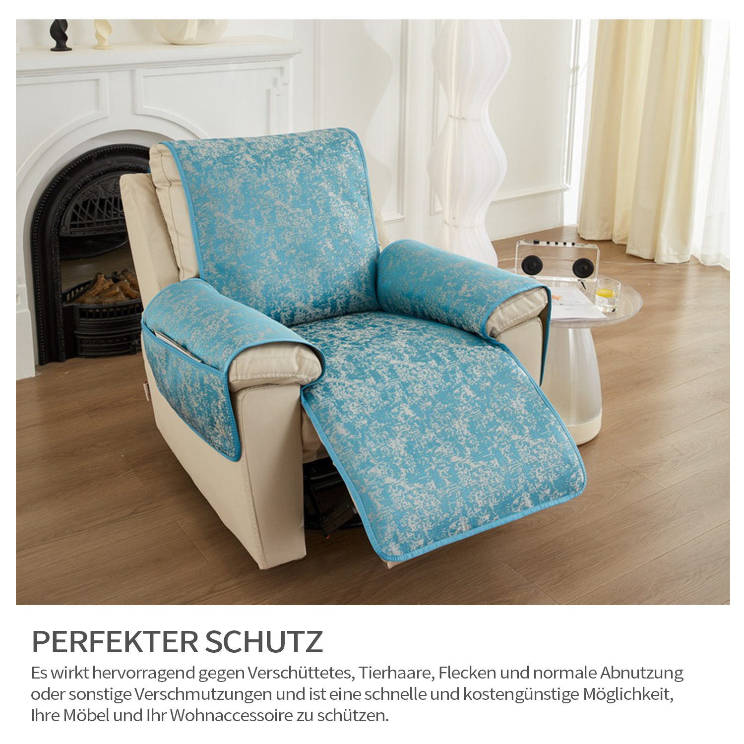 Refttenw Sesselschoner Sesselschonbezug Rutschfest Sofaüberzug 190x225cm, günstig online kaufen