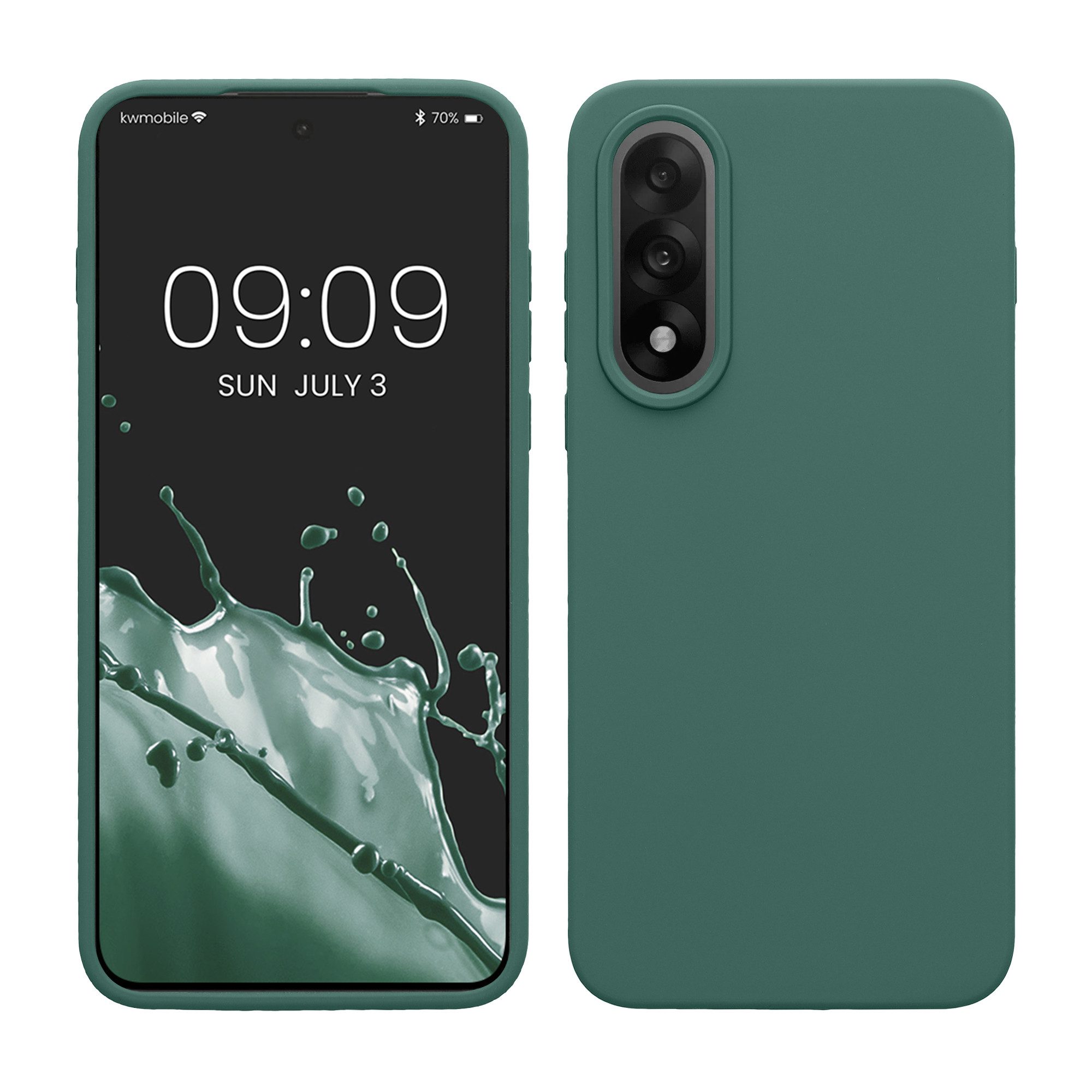 kwmobile Smartphone-Hülle Handyhülle für OnePlus Nord 5 Hülle, Weiches Handy Silikon Case - Schutzhülle Cover