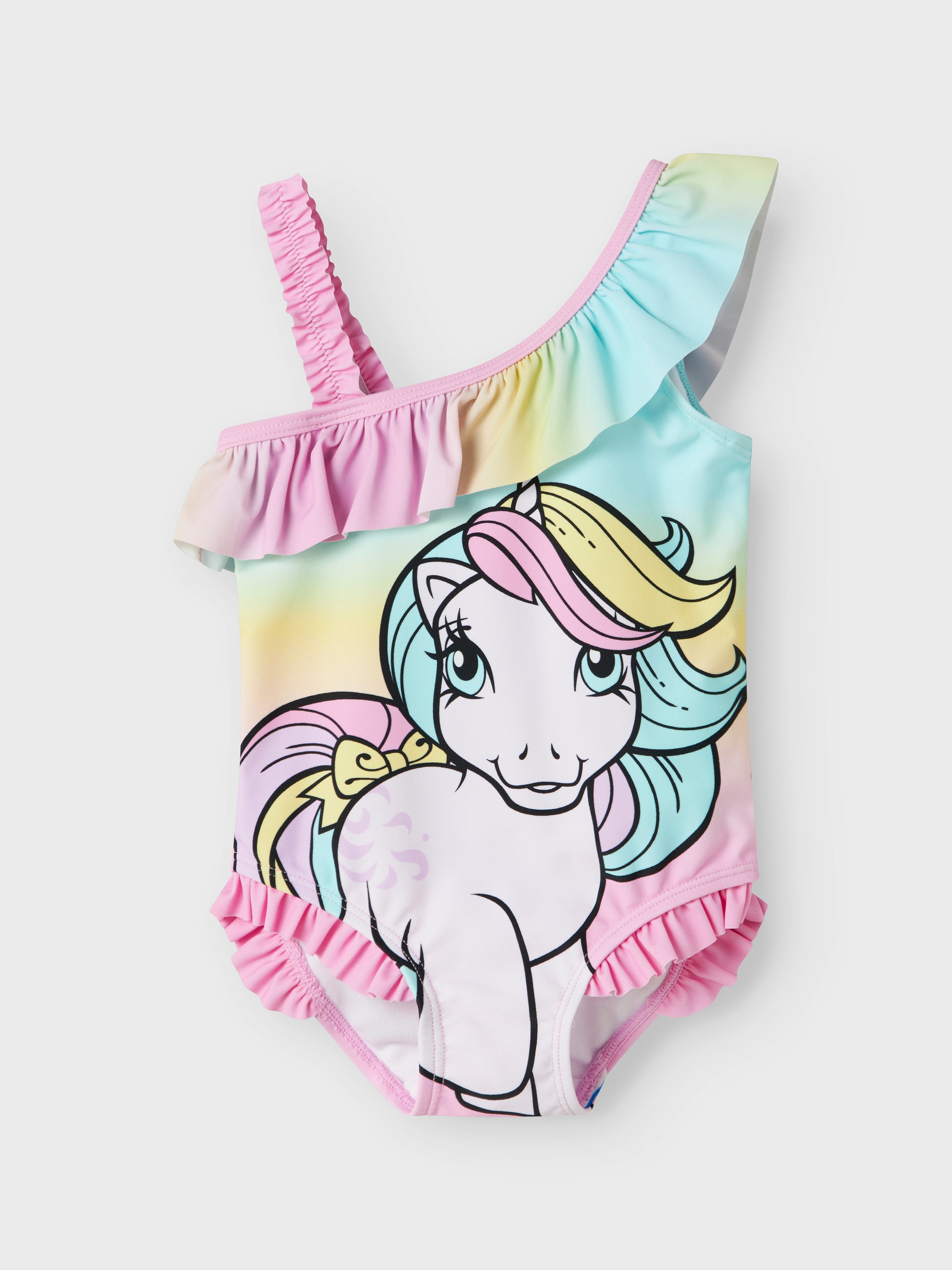 Name It Badeanzug NMFMIKLISA MLP SWIMSUIT CPLG mit süßem Einhorn-Motiv