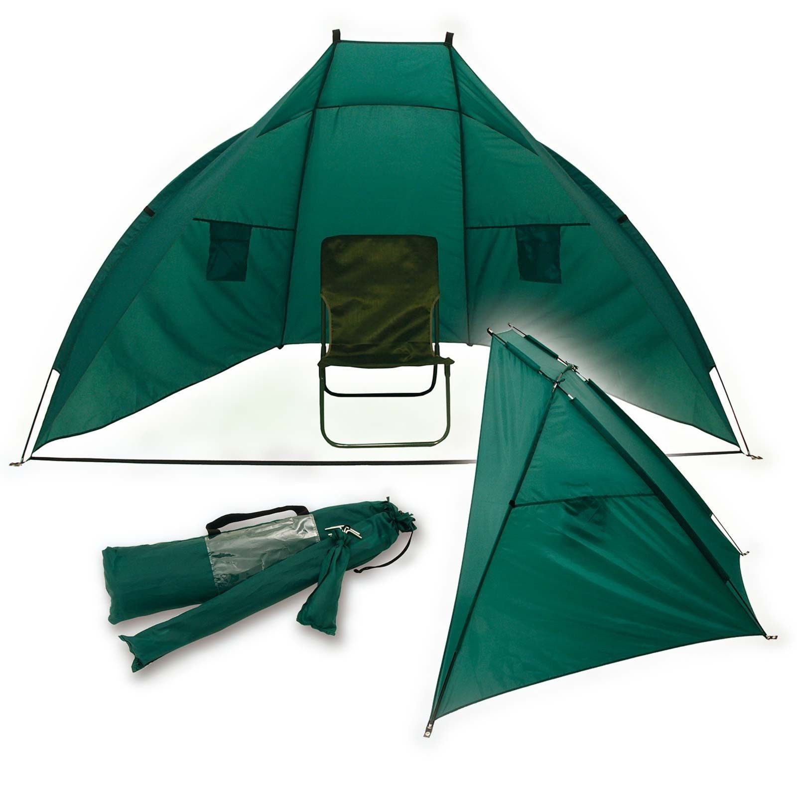 Behr Angelzelt Eco Shelter 240x140x130cm Wetter Schutz, Personen: 2