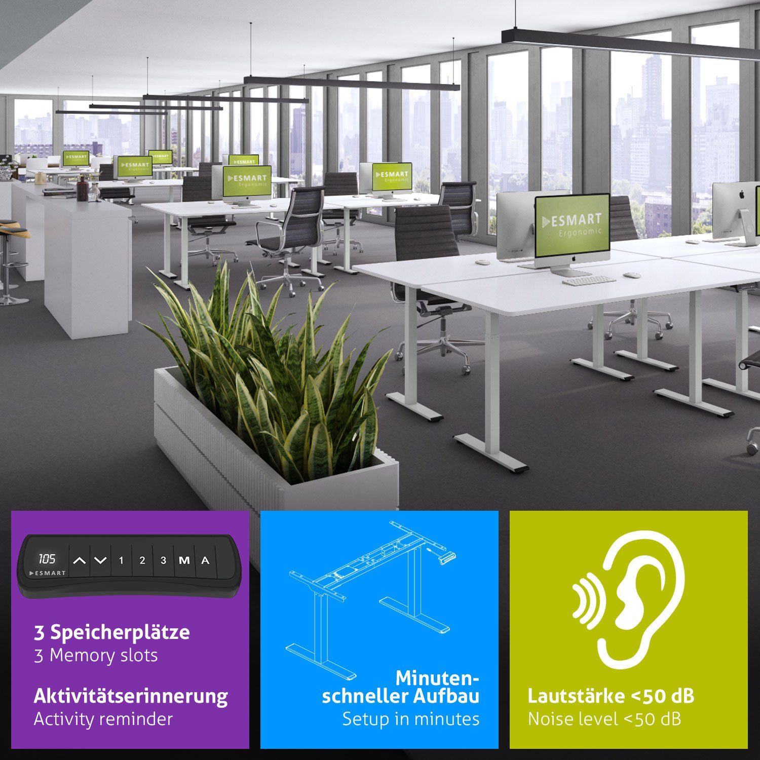 ESMART Schreibtisch ESMART Germany