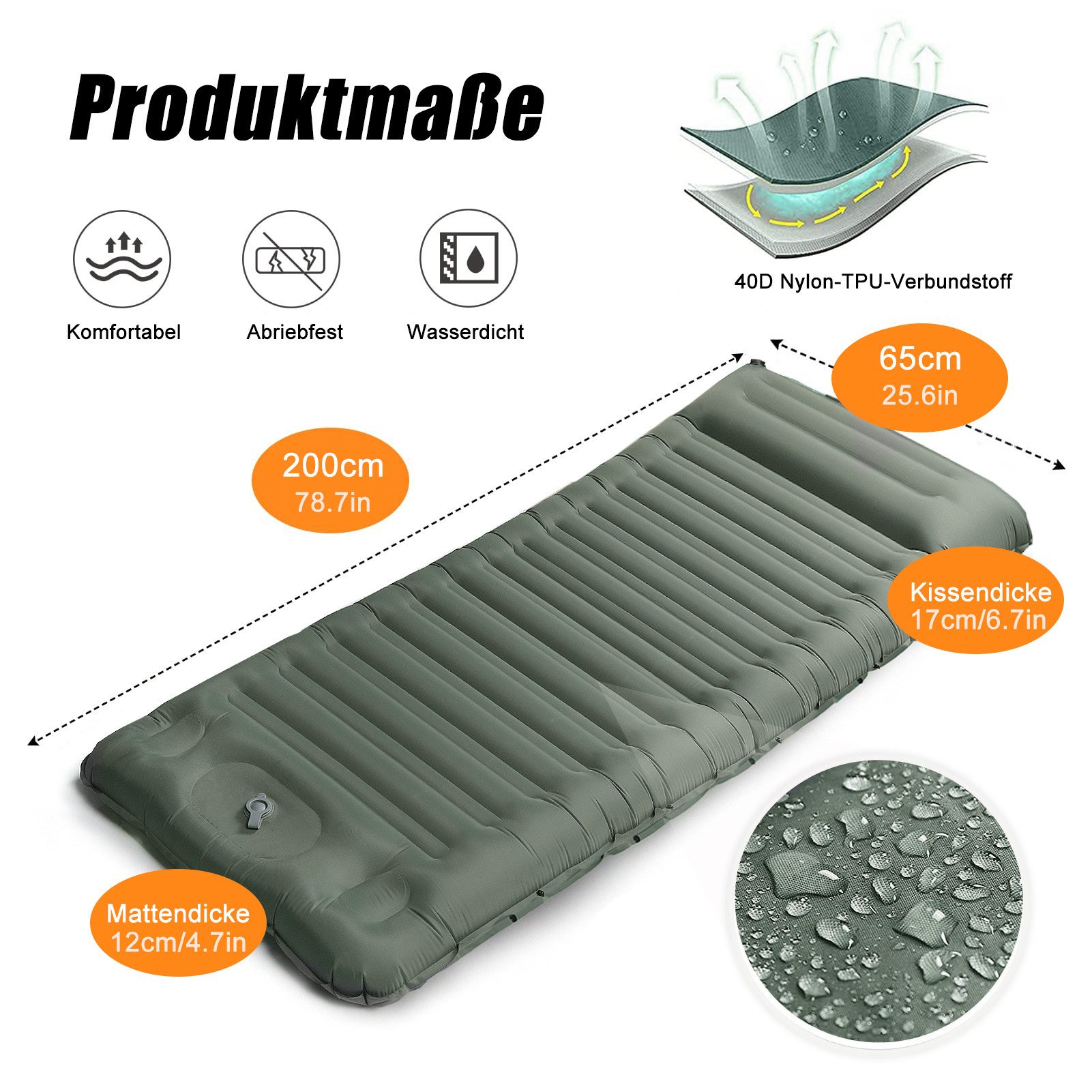 CALIYO Isomatte Isomatte Outdoor, Isomatte Ultraleicht, günstig online kaufen