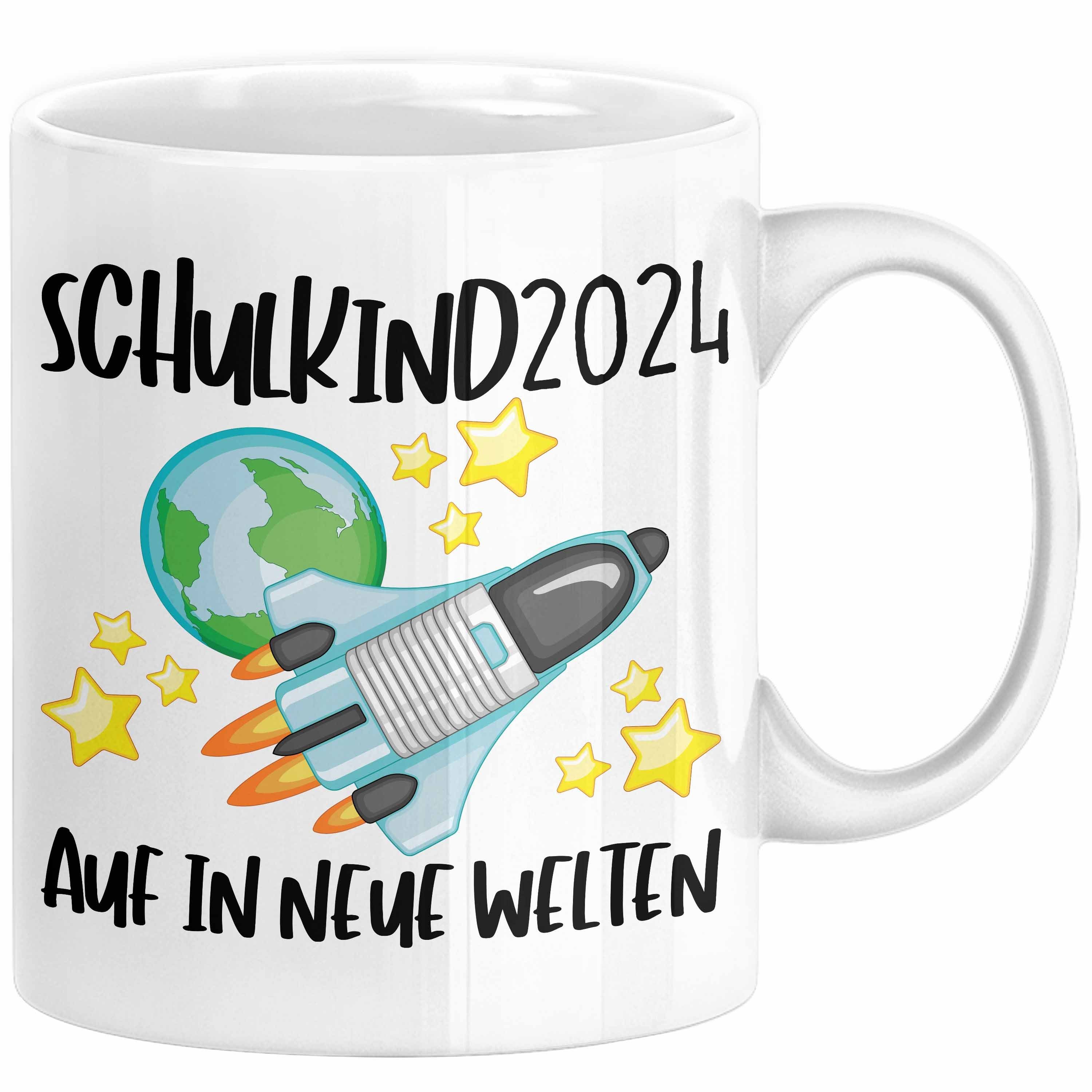 Trendation Tasse Trendation - Schulkind 2024 Einschulung Mädchen Junge Geschenk