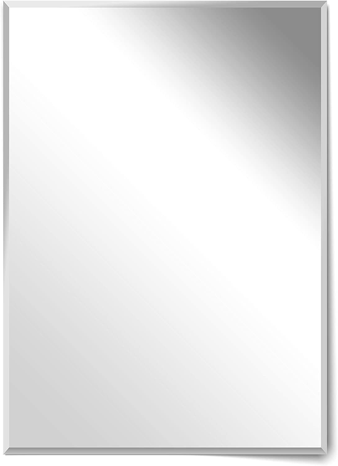 Wandspiegel Rahmenloser Facettenspiegel mit Facettenschliff Glas mehrere Größen