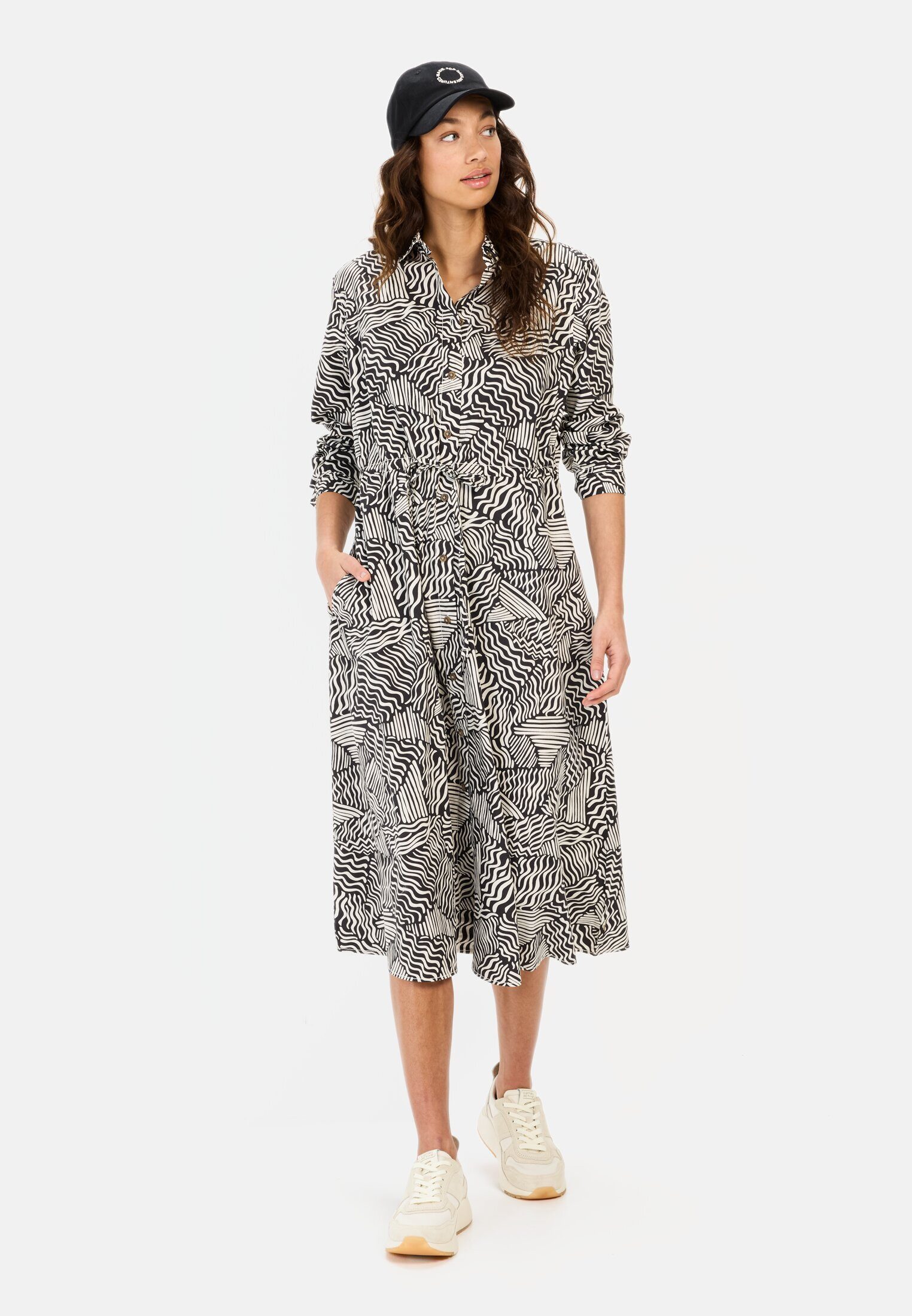 Blusenkleid mit Allover-Print