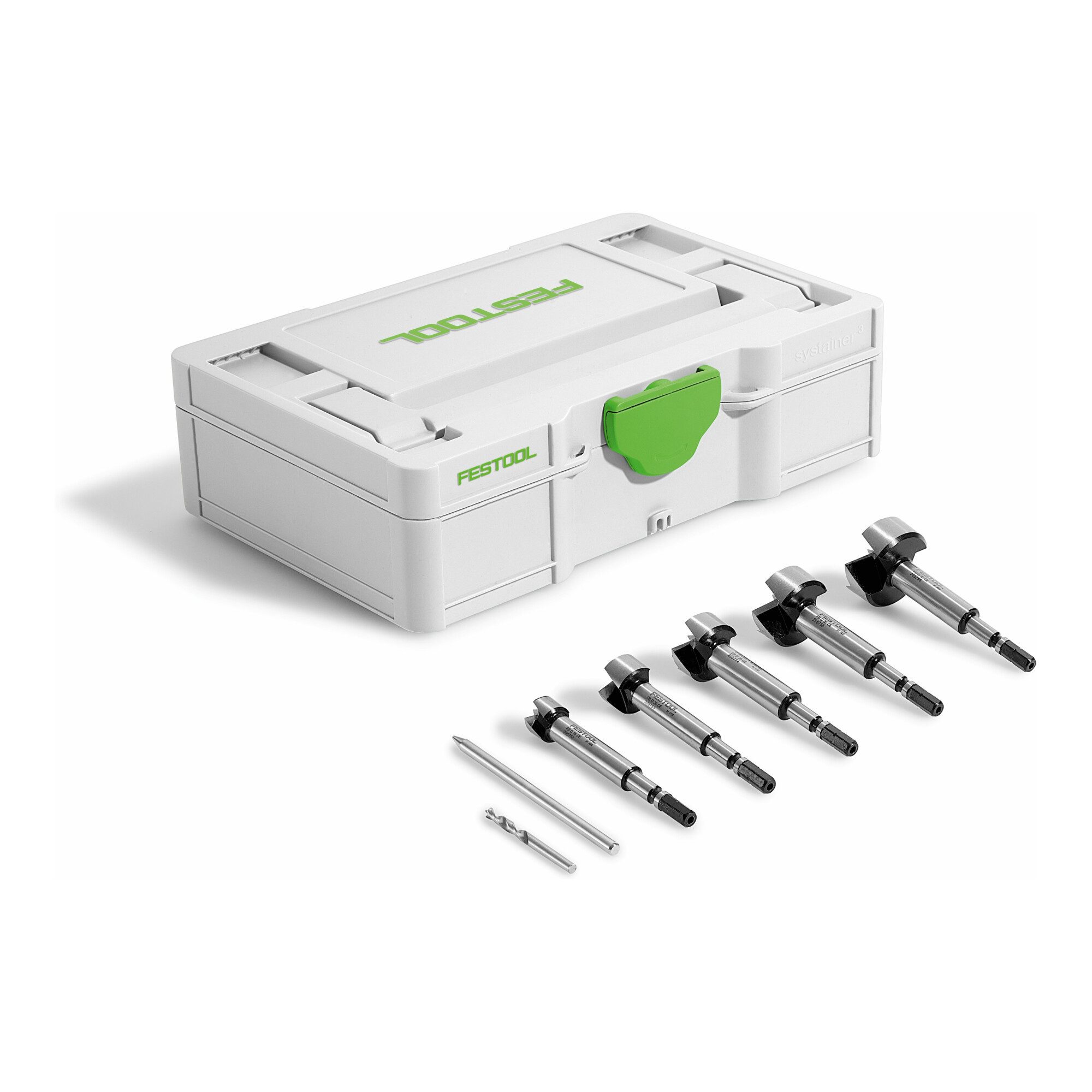 FESTOOL Holzbohrer Festool Forstnerbohrer-Set SYS3 S 76-FB CE-SORT/5