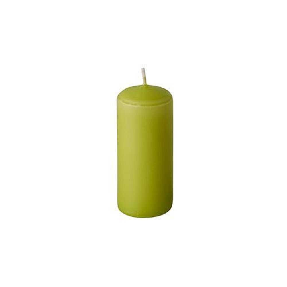 PAPSTAR Stumpenkerze 10 Stumpenkerzen 4x9cm - kiwi