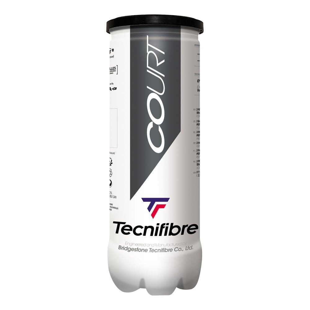 Tecnifibre Tennisball Court 3 Pack