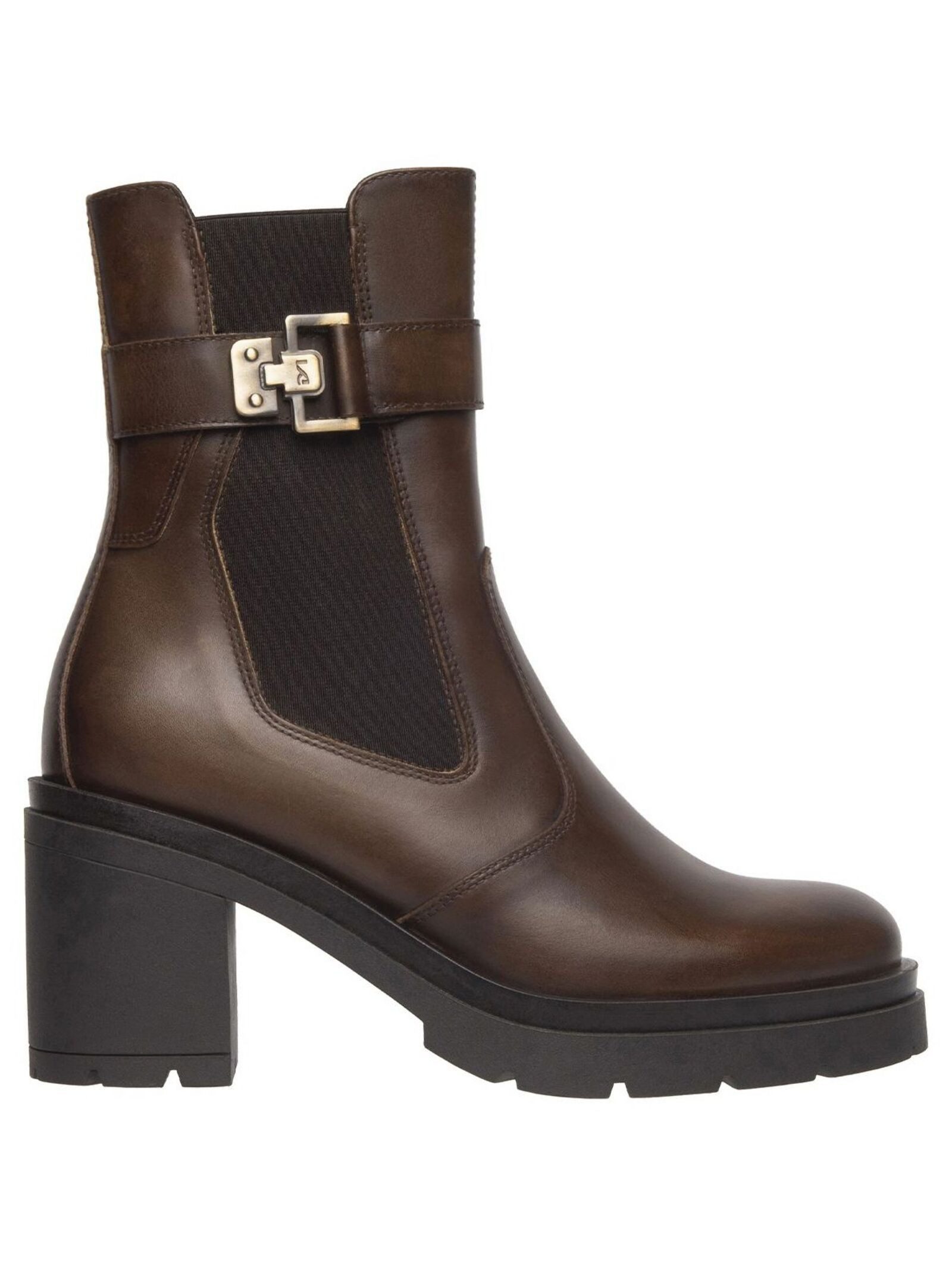 Nero Giardini Nero Giardini Stiefelette Leder/Textil High-Heel-Stiefelette