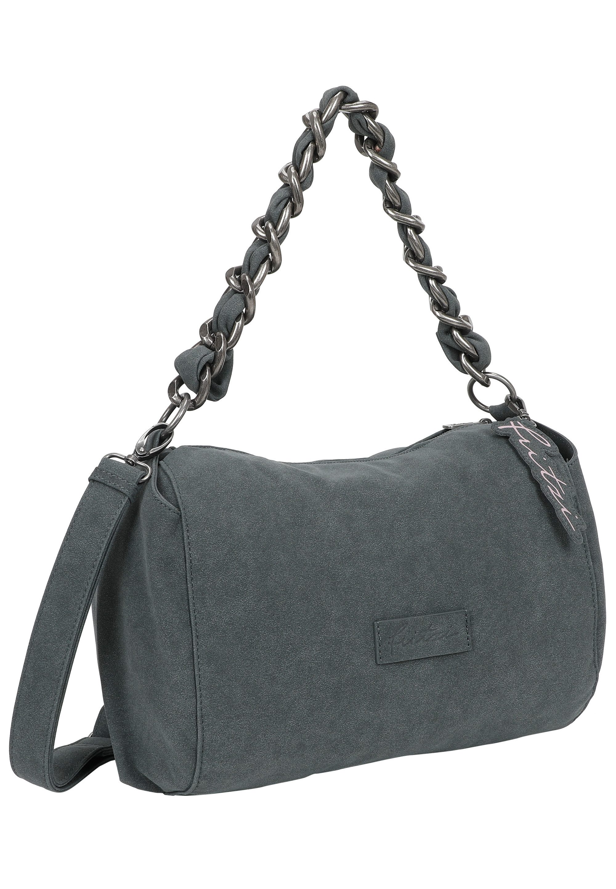 Fritzi aus Preußen Schultertasche Fritzi Janni, mit markantem, großgliedrigen Ketten-Trageriemen
