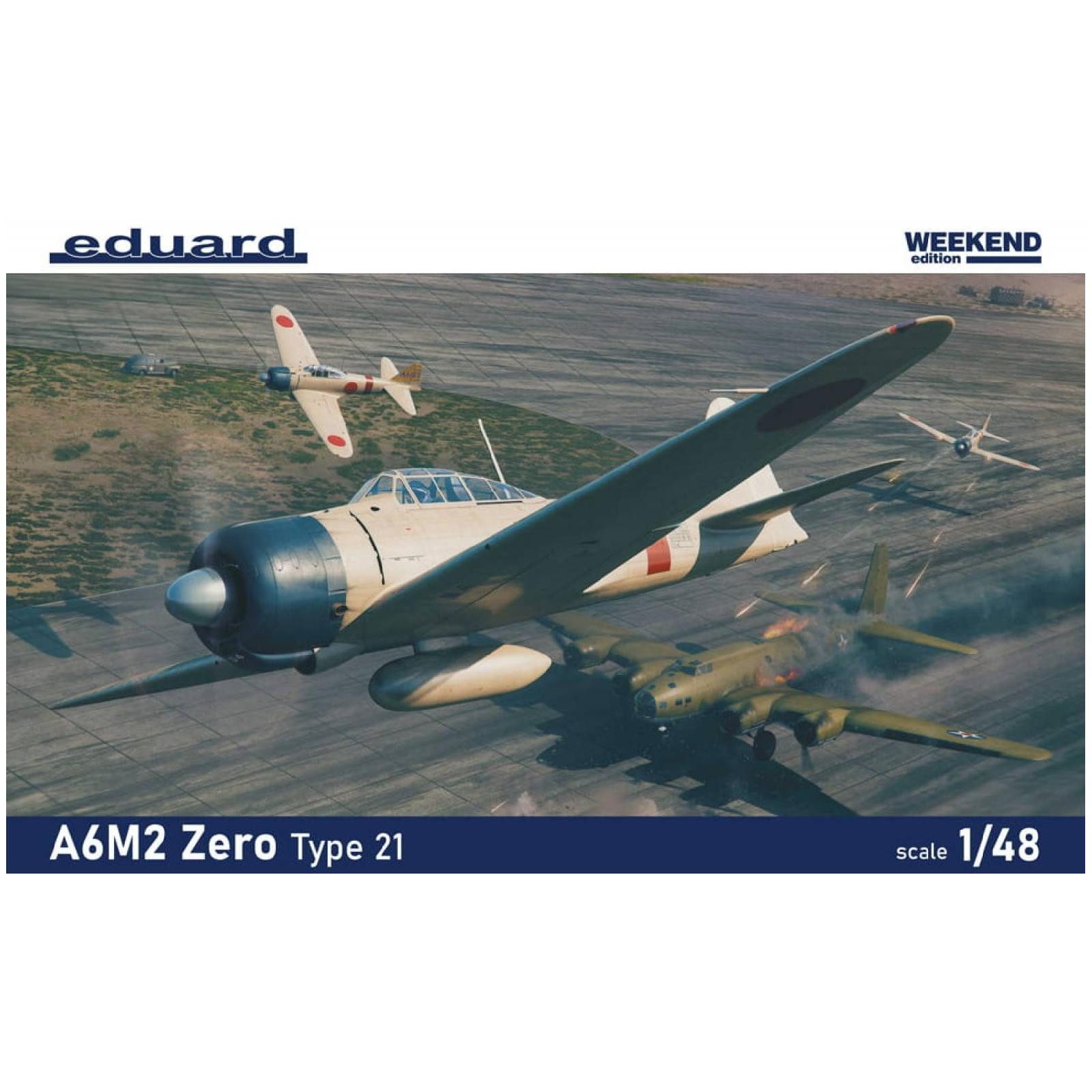 Eduard Modellbausatz A6M2 Zero Type 21 - Weekend Edition - / 1:48, Maßstab 1:48