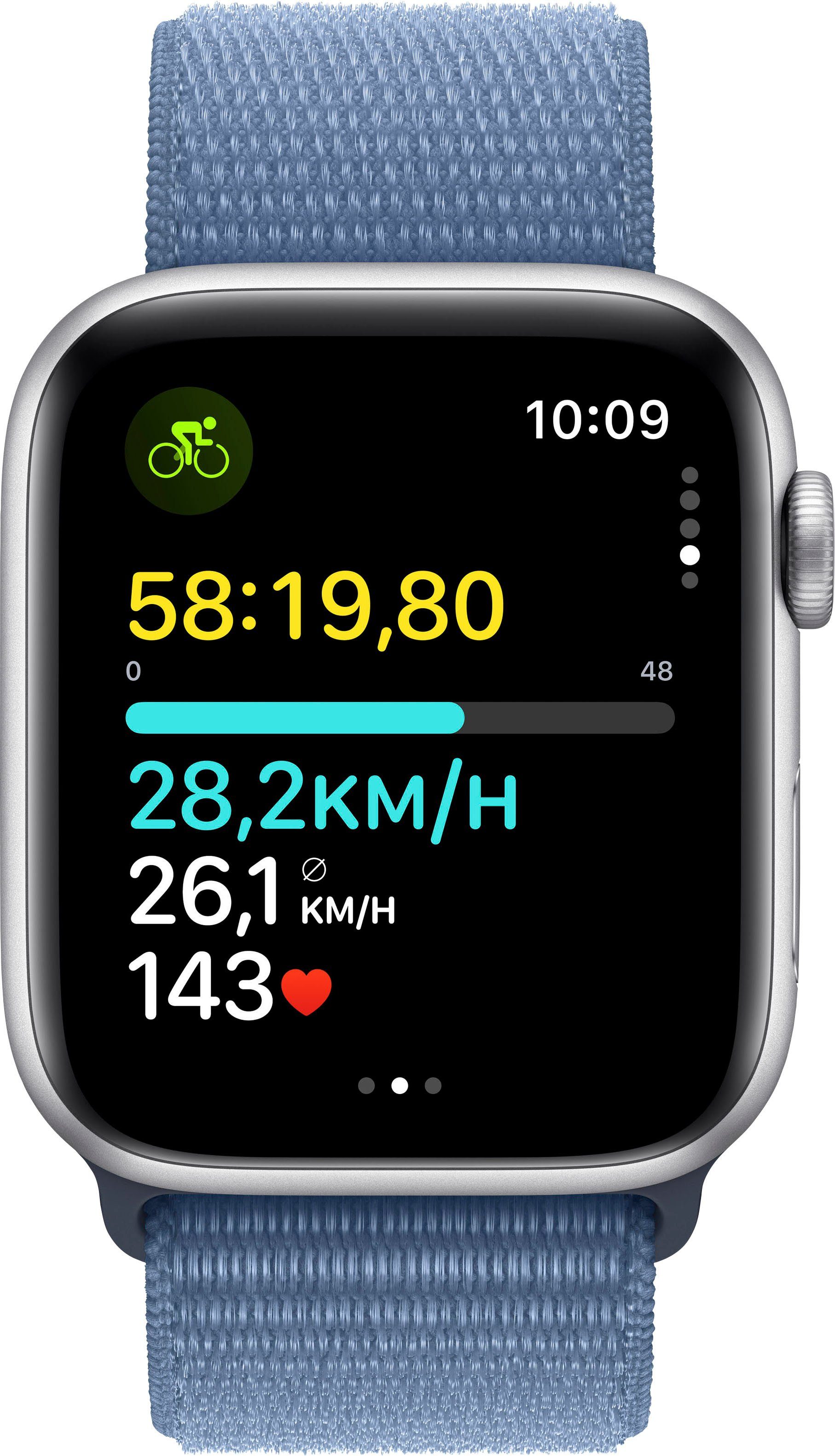winter blue 44 blau mm Smartwatch 10), Sport Cellular SE OS Apple | + Watch Zoll, Loop Aluminium (4,4 GPS cm/1,73 Watch