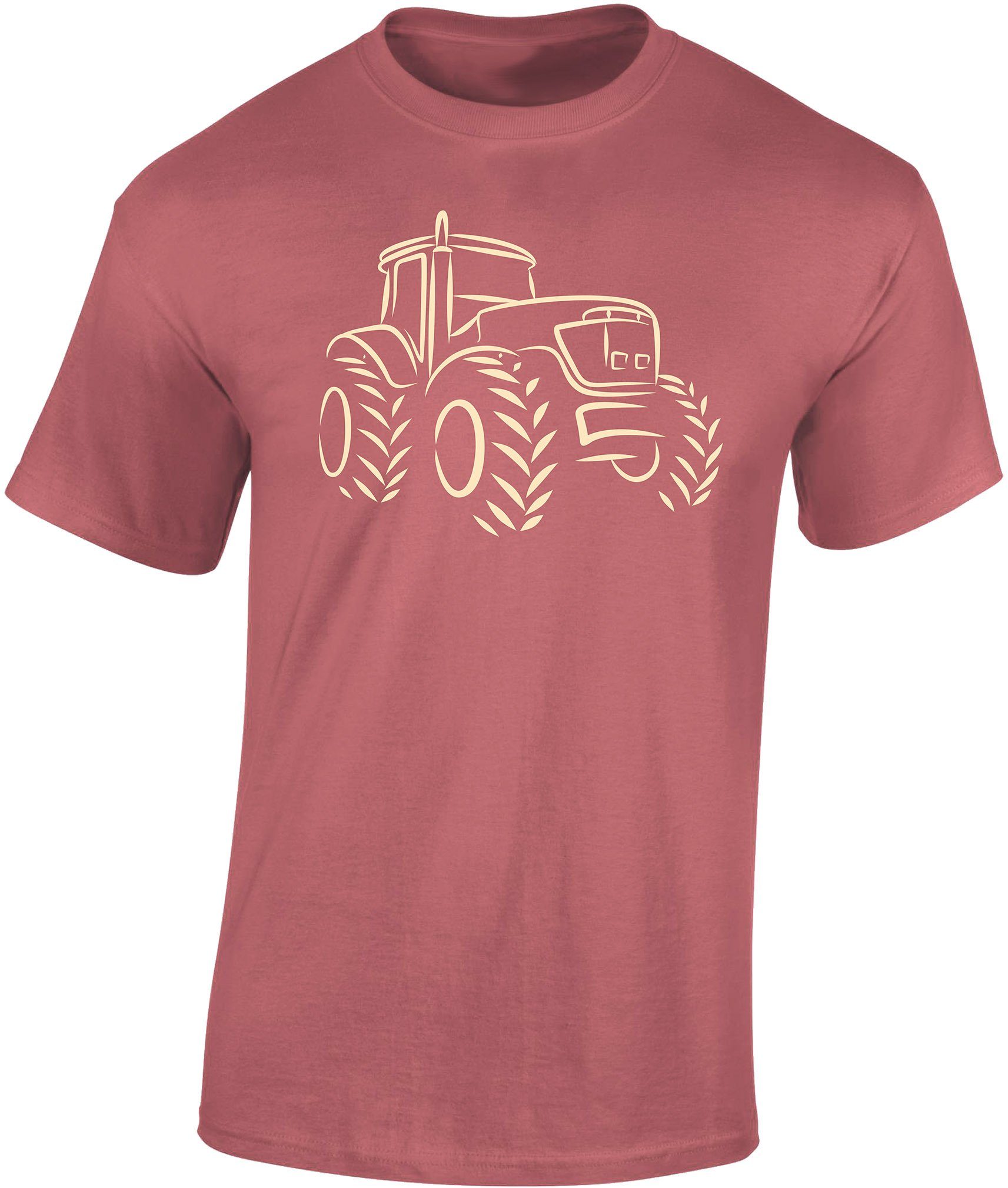 Print-Shirt "Traktor" T-Shirt Männer Herren - Trecker Landwirt Bauer Shirt