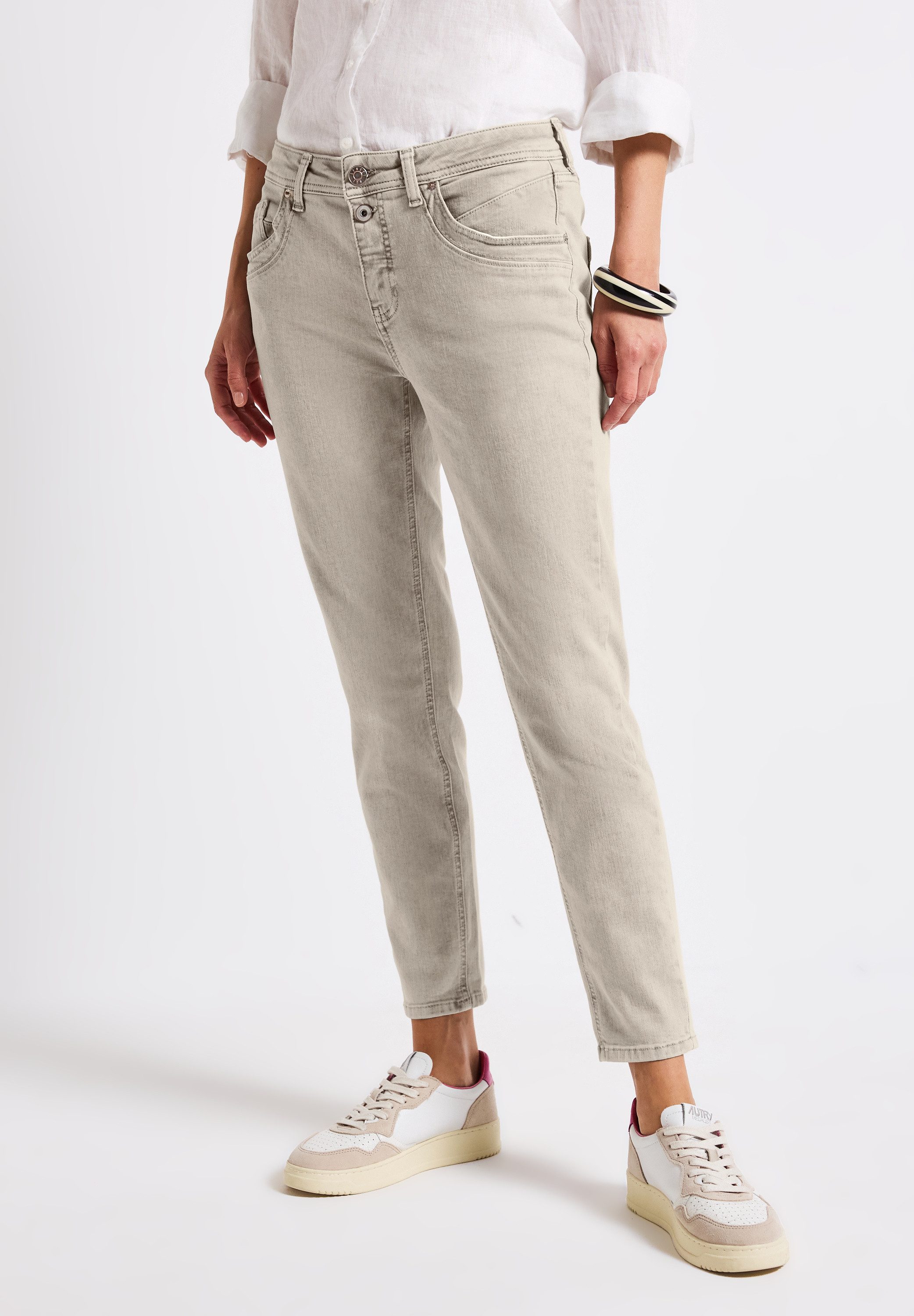 STREET ONE Loose-fit-Jeans Middle Waist günstig online kaufen
