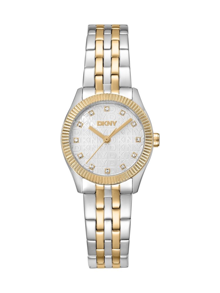 DKNY Quarzuhr DKNY Essentials Silver & Gold Stainless Steel DK1L126M0125