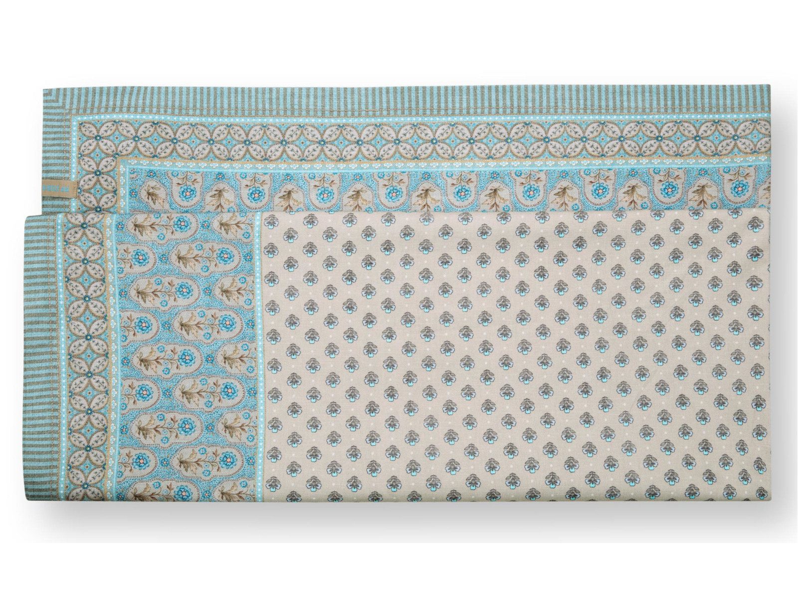 PiP Studio Tischdecke Blooming Tales Khaki-Blue Tischdecke 150x250cm
