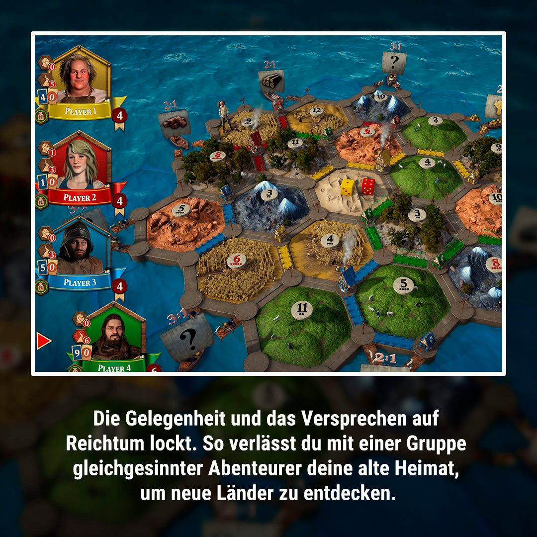 Catan - Standard Edition (Code in a Box) - [Nintendo Switch] Nintendo Switch