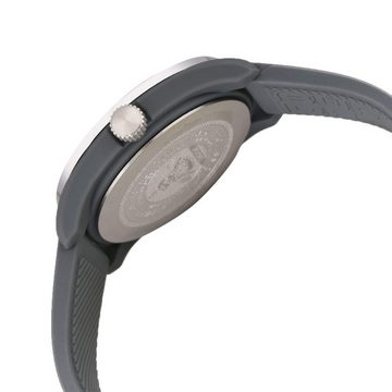 Superdry Quarzuhr, Superdry Herren Analog Quarz Uhr mit Silikon Armband SYG250E