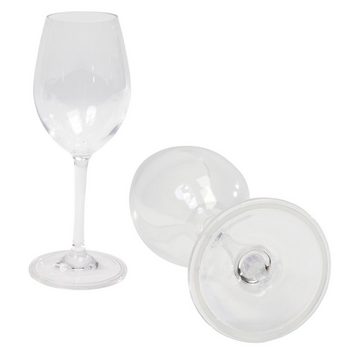 Bo-Camp Glas Weiß Wein Gläser 2er Set, Polycarbonat, Polycarbonat Camping Glas Spülmaschinenfest