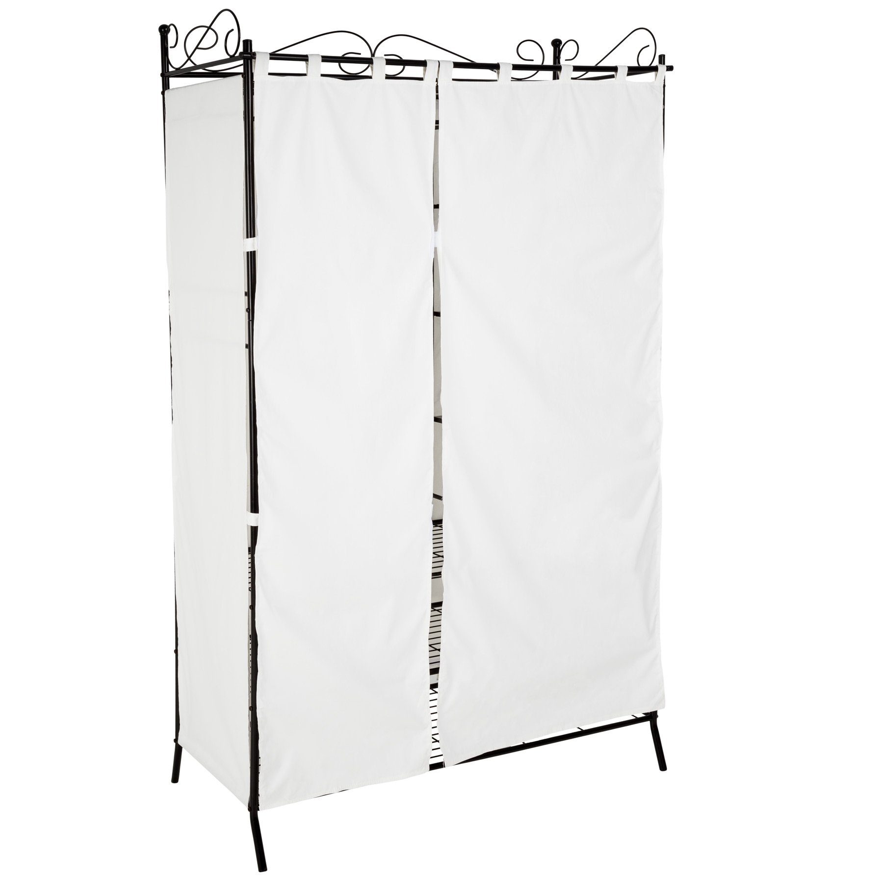 tectake Garderobe Metall-Garderobenschrank, 112 x 207 x 57 cm
