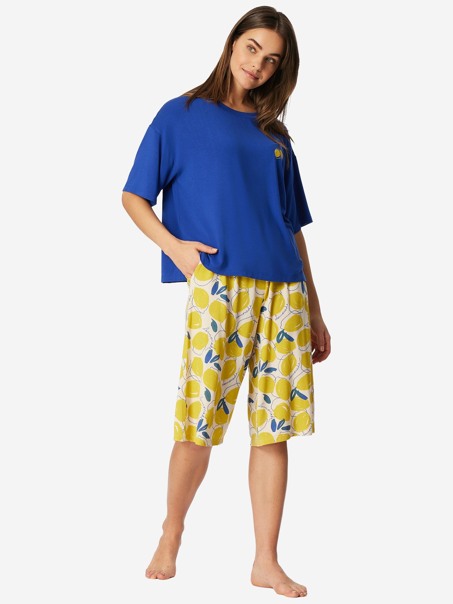 Schiesser Pyjama Casual Fashion (2 tlg) Schlafanzug, Pyjama Set, Nachtwäsche