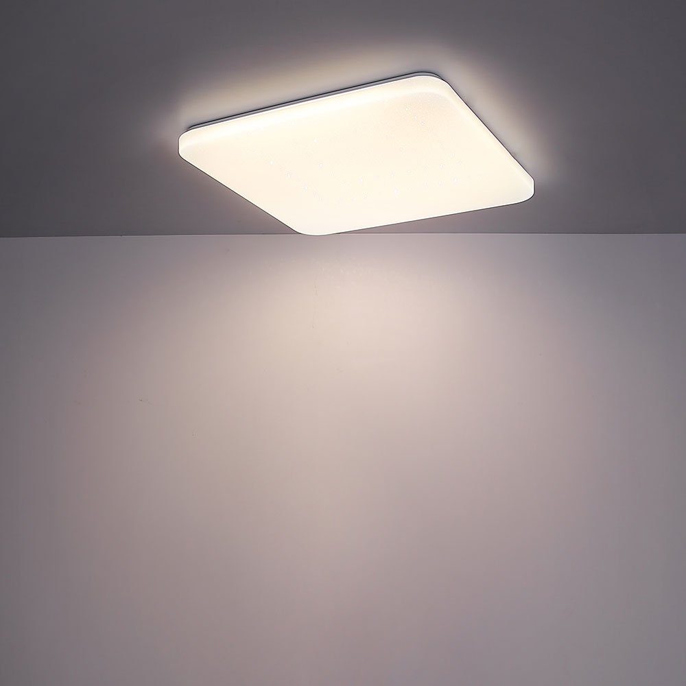 Kaltweiß, Home Warmweiß, Deckenleuchte, Tageslichtweiß, LED LED-Leuchtmittel Effekt LED Stern fest etc-shop Decken Alexa Leuchte APP verbaut, Lampe Smart Neutralweiß,