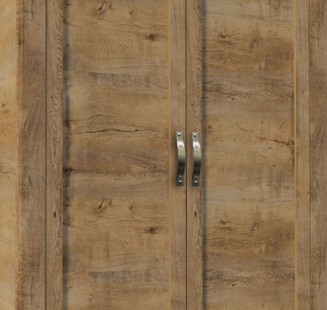 Feldmann-Wohnen Drehtürenschrank Nevada (1-St) 100cm eiche lefkas