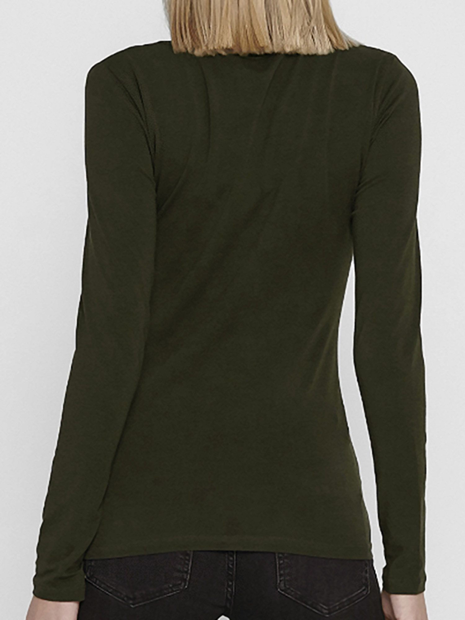 ONLY Langarmshirt Live Love NEW Longsleeve (3-tlg., 3er Pack) Figur betont, elastische Baumwollqualität