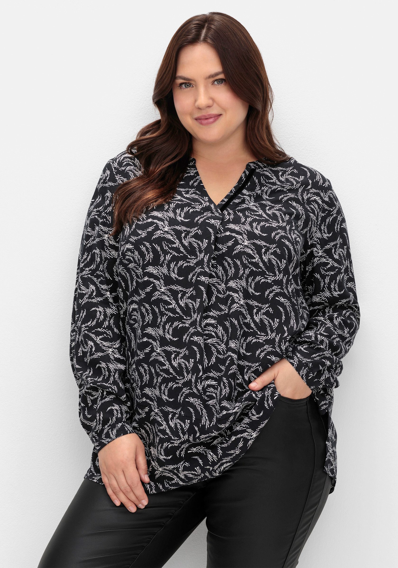 Sheego Klassische Bluse Tunika . günstig online kaufen