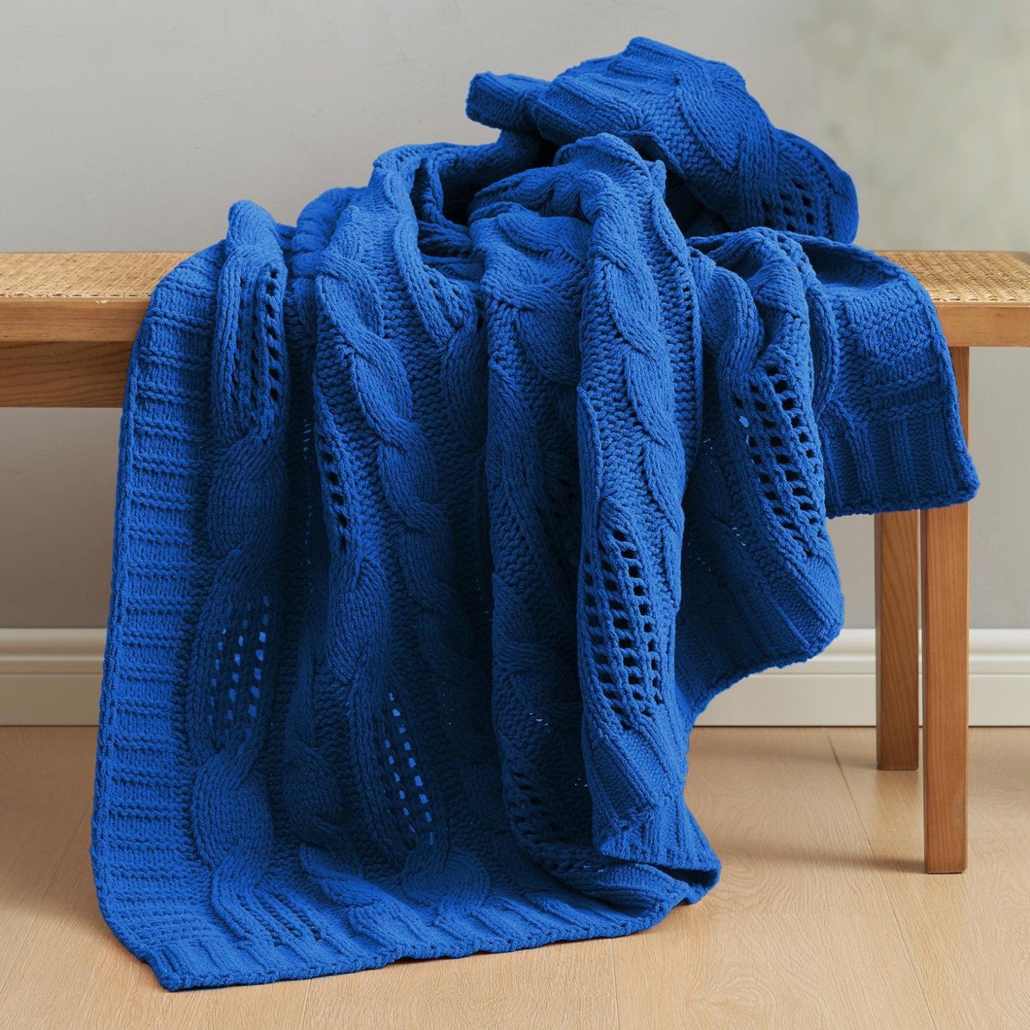 Amélie Home Tagesdecke Lochmuster Decke, Chenille günstig online kaufen