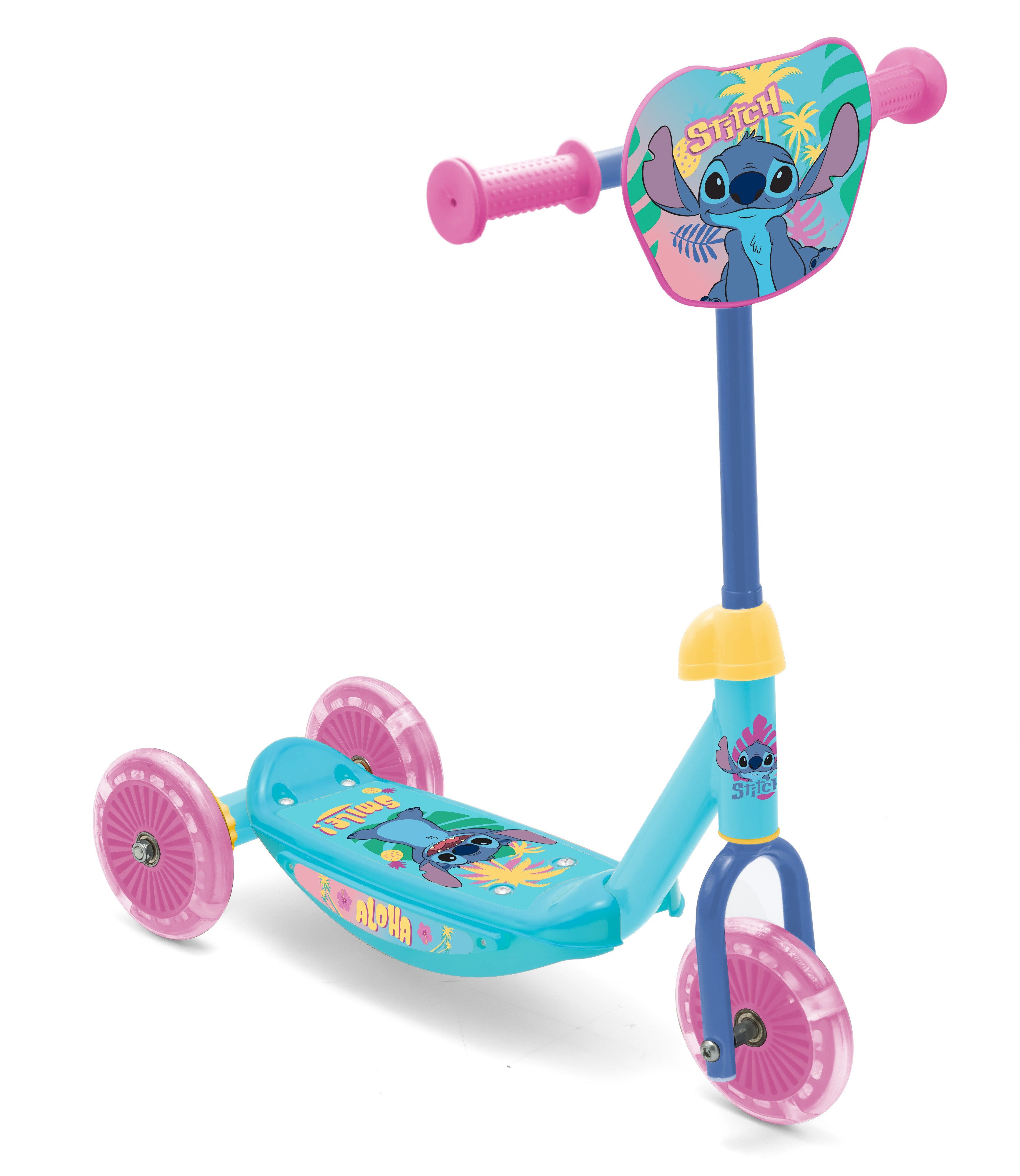 Miniscooter Kinder-Dreirad-Scooter mit 3 Rädern für Kinder ab 2 Jahren