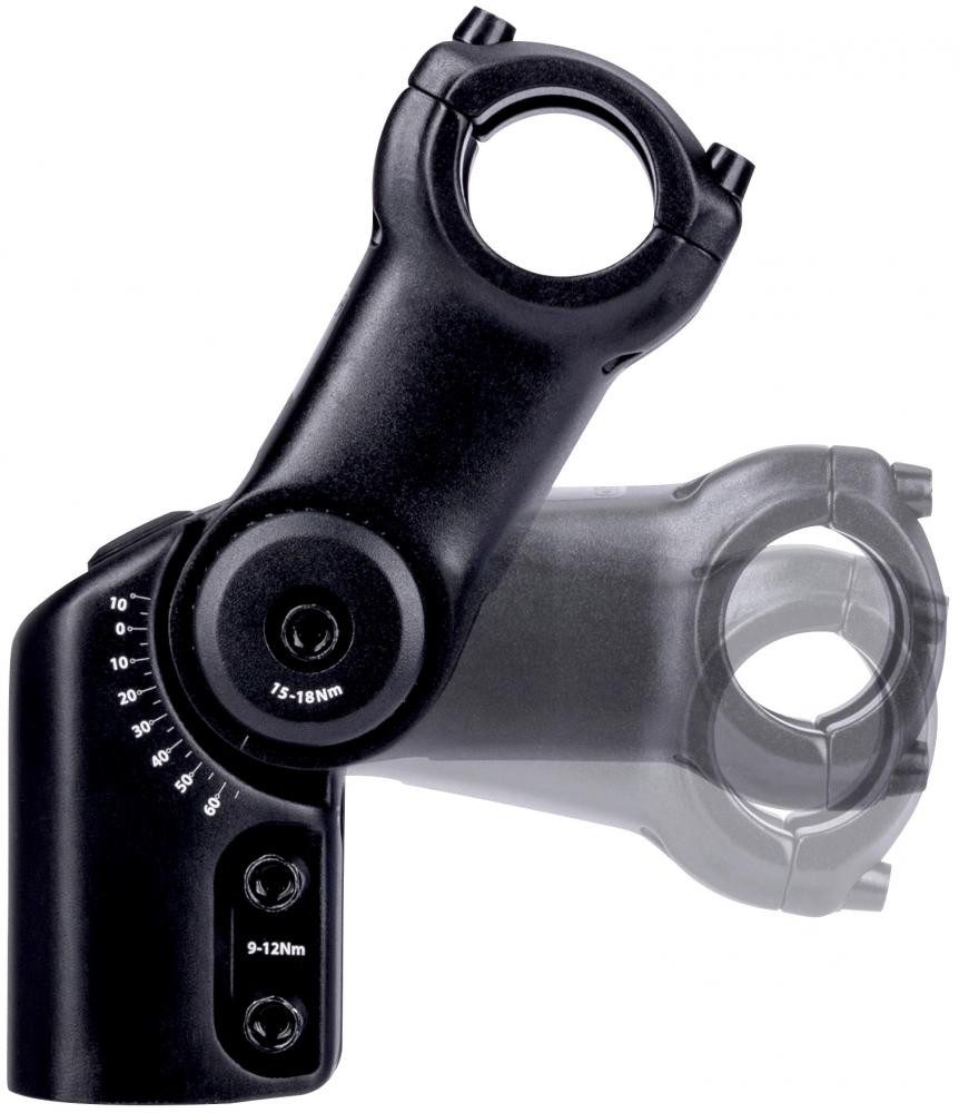 Fahrradlenker Contec Vorbau Ueda Hybrid 31,8 mm 1 1/8" 80 mm schwarz