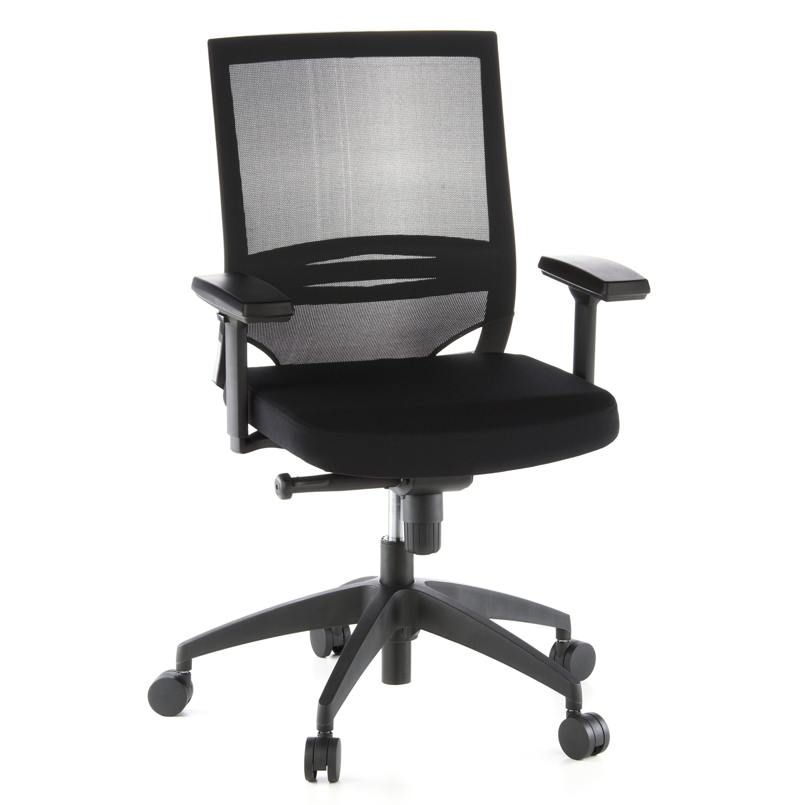 hjh OFFICE Drehstuhl Profi Bürostuhl Porto Base Stoff / Netzstoff (1 St), Ergonomischer Chefsessel, Schreibtischstuhl höhenverstellbar