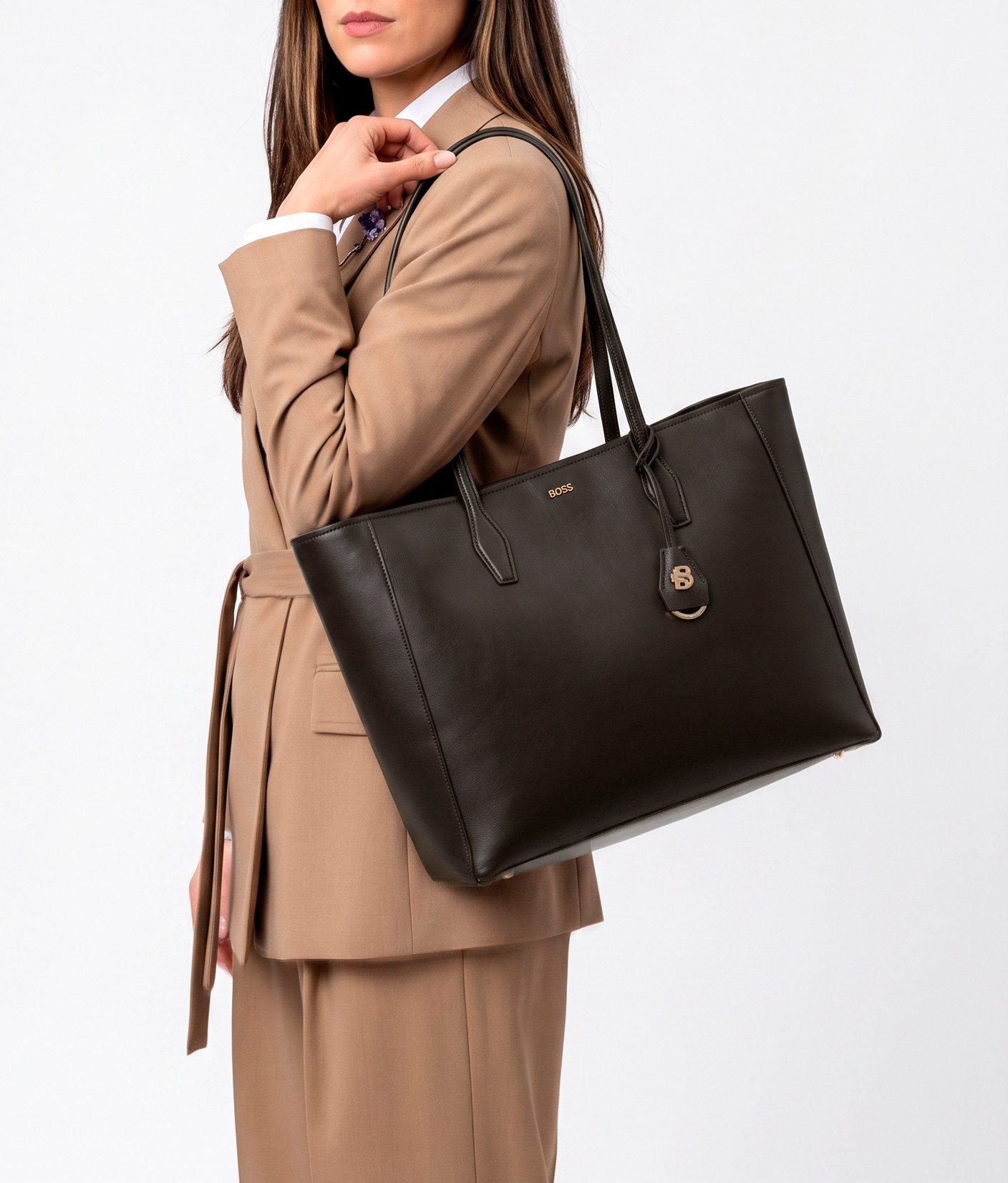 BOSS Henkeltasche Numah, Damen Shopper, Einkaufstasche, Schultertasche, Umhängetasche