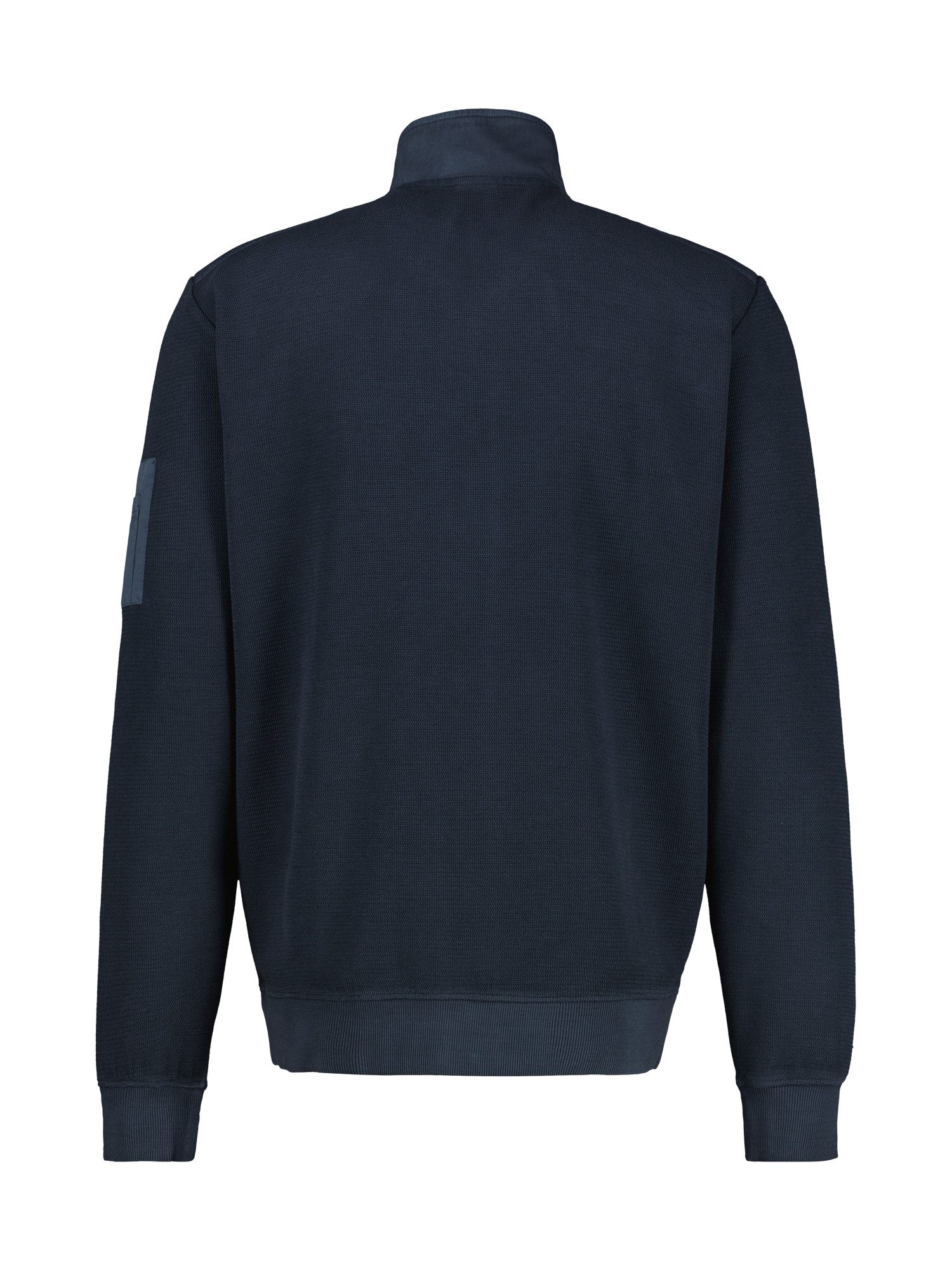 LERROS Sweatjacke Sweatjacke in Zig-Zag-Struktur