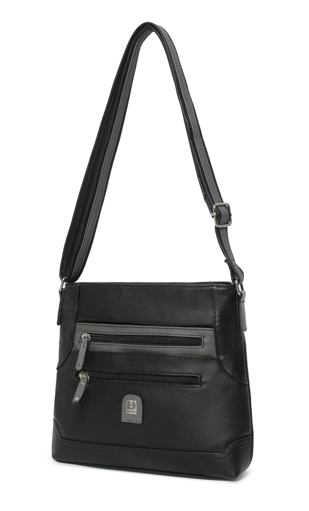 ITALYSHOP24 Schultertasche Damen Tasche Umhängetasche CrossBody Schultertasche CrossOver, Vintage Shopper Leder Optik Reisetasche Handtasche