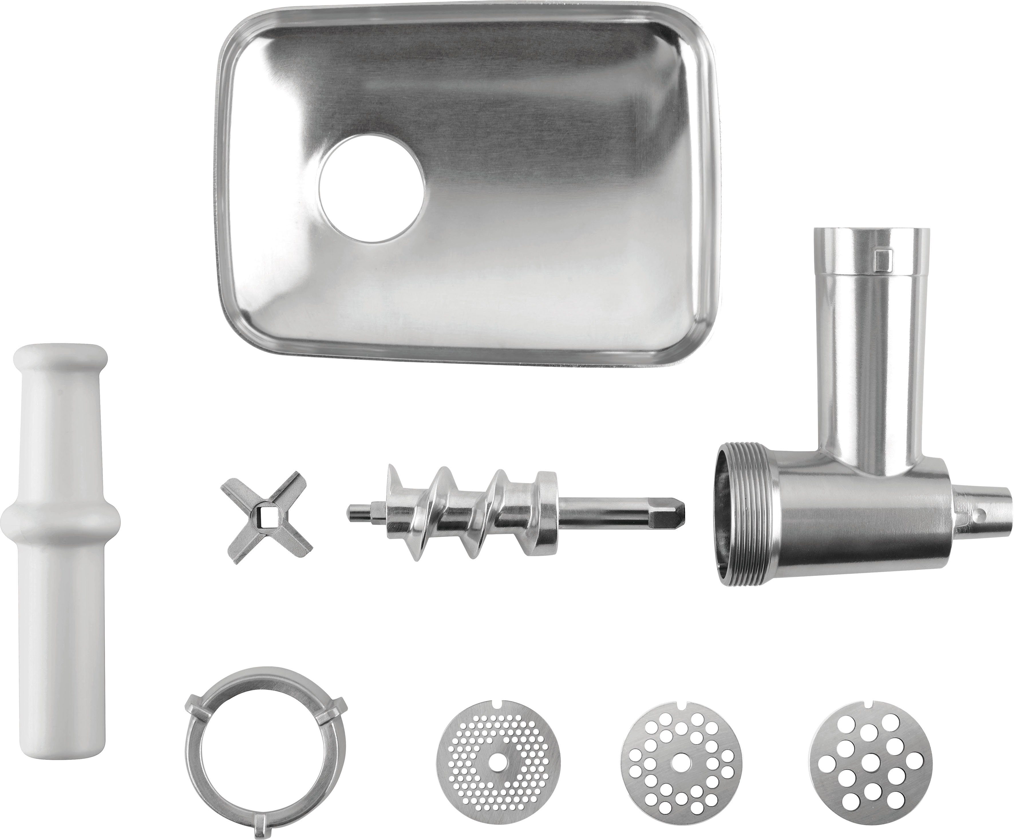 grossag Fleischwolfaufsatz KFW5 1352, Zubehör für alle KitchenAid-Küchenmaschinen, mit Direktanschluss für KitchenAid Küchenmaschinen