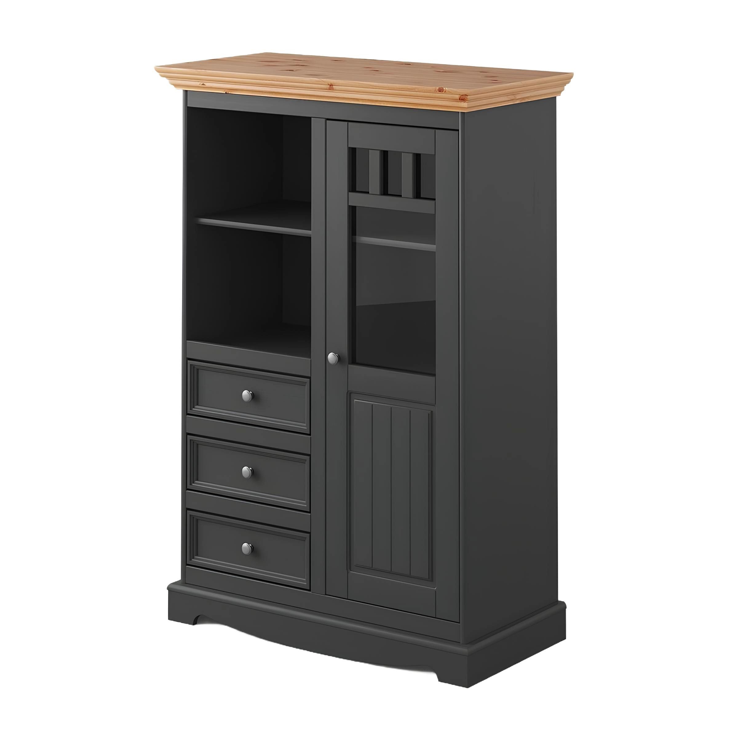 Xlmoebel Sideboard Holzschrank mit Anrichte und Schubladen im modernen Design (Anrichte, 1 St., Anrichte), Hergestellt in Europa