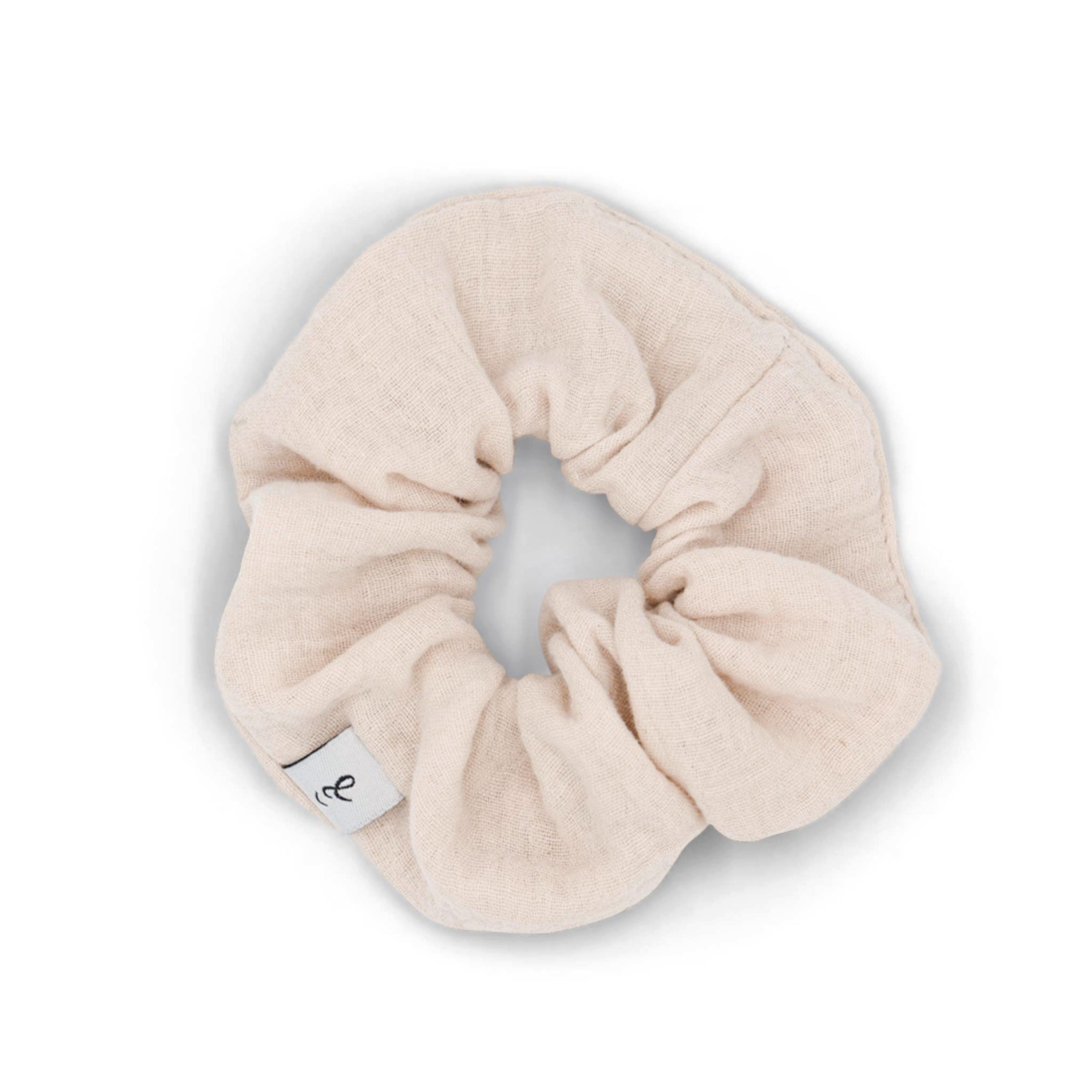 hutch&putch Haargummi Musselin-Scrunchie • Erwachsene, 1-tlg., weniger Knickstellen und damit weniger Haarbruch